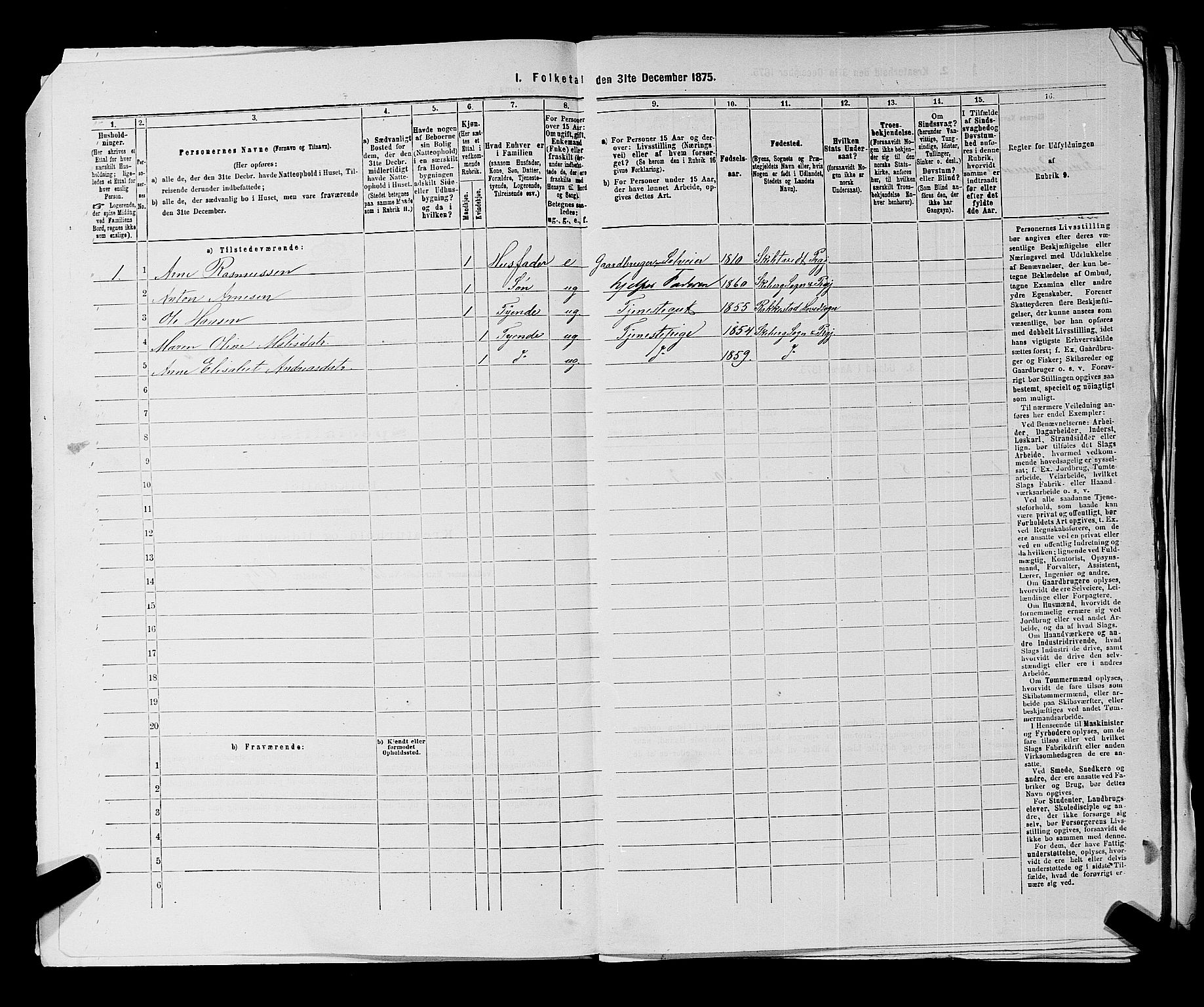 RA, 1875 census for 0115P Skjeberg, 1875, p. 714