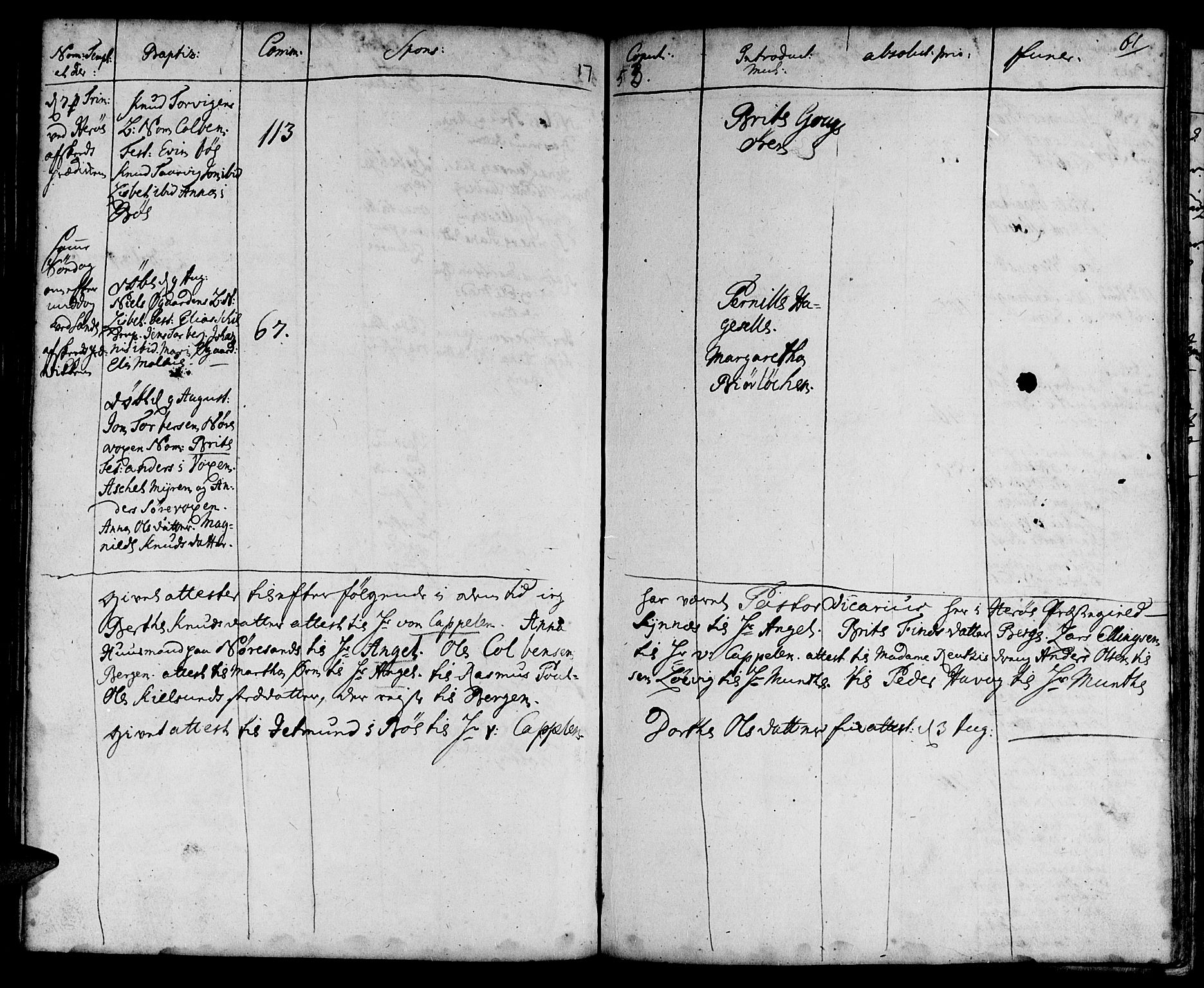 Ministerialprotokoller, klokkerbøker og fødselsregistre - Møre og Romsdal, AV/SAT-A-1454/507/L0066: Parish register (official) no. 507A01, 1731-1766, p. 61