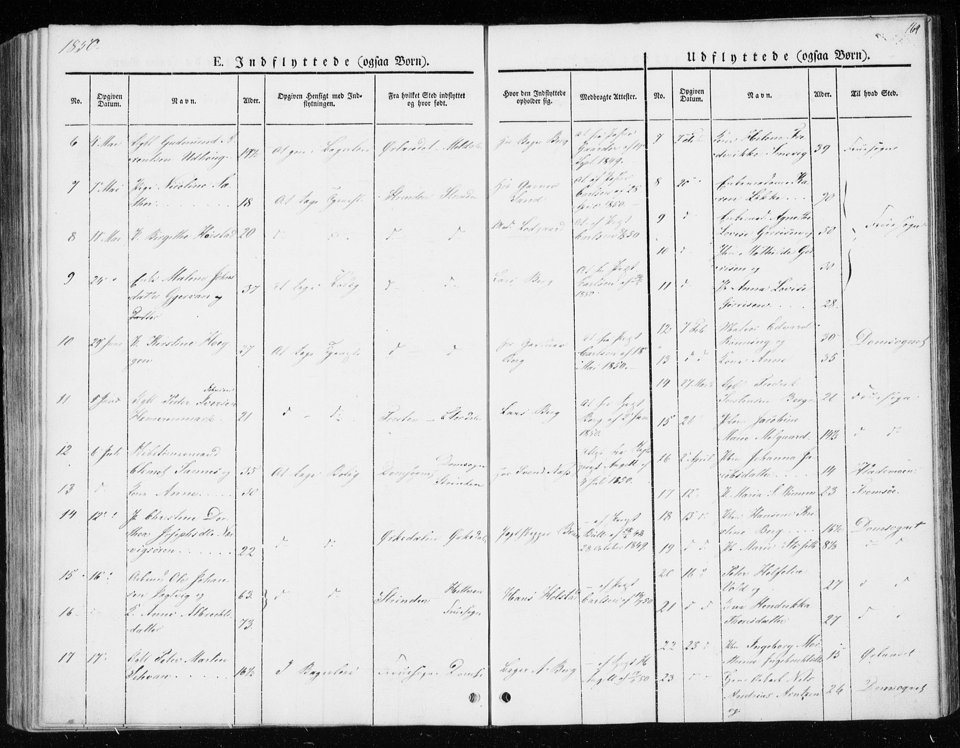 Ministerialprotokoller, klokkerbøker og fødselsregistre - Sør-Trøndelag, AV/SAT-A-1456/604/L0183: Parish register (official) no. 604A04, 1841-1850, p. 169