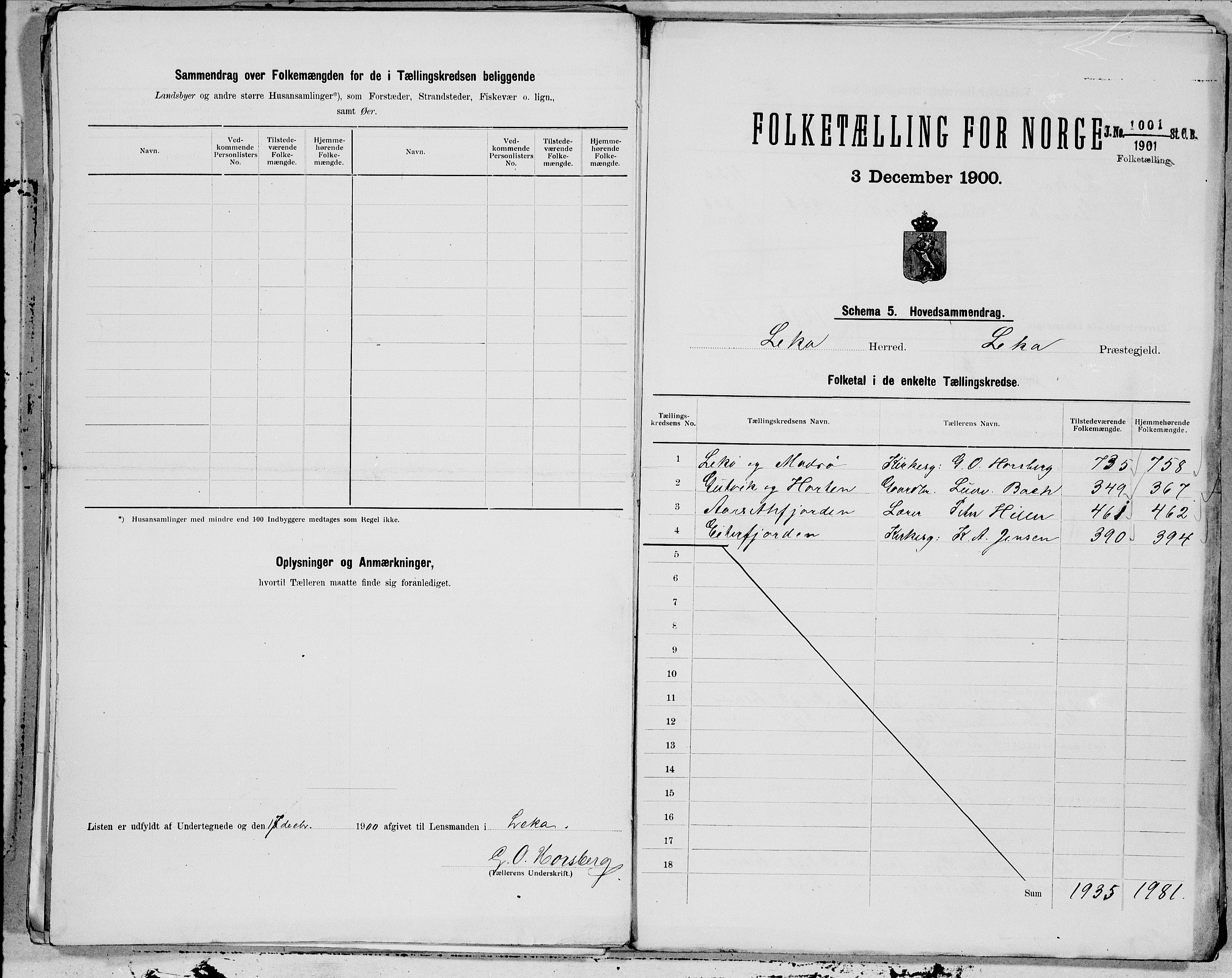 SAT, 1900 census for Leka, 1900, p. 12