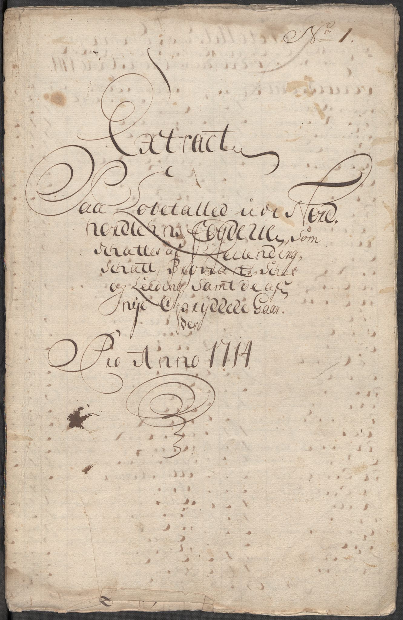 Rentekammeret inntil 1814, Reviderte regnskaper, Fogderegnskap, RA/EA-4092/R51/L3197: Fogderegnskap Nordhordland og Voss, 1714, p. 33