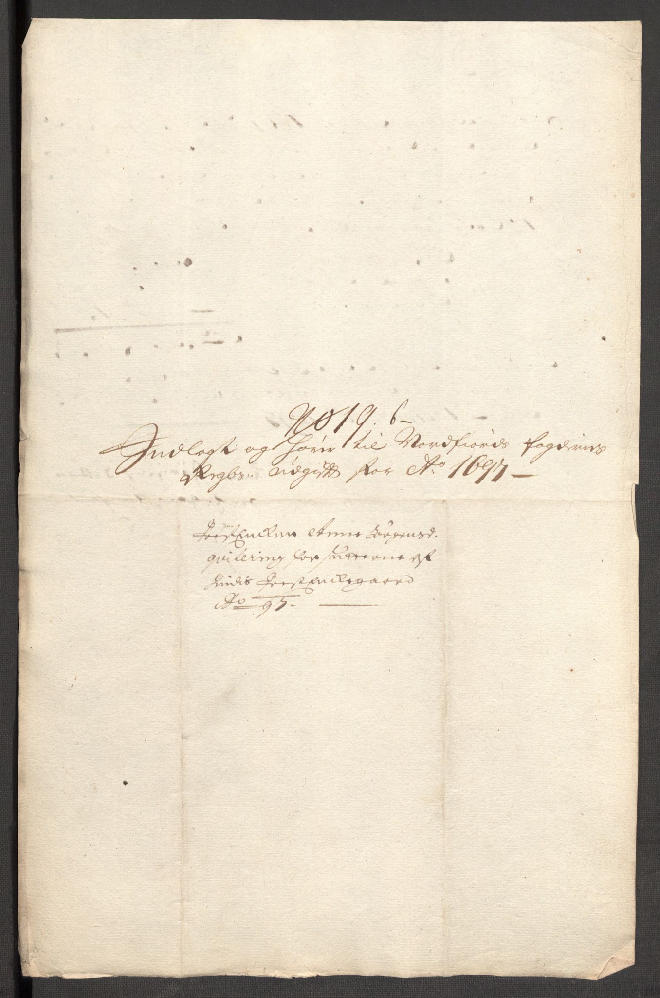 Rentekammeret inntil 1814, Reviderte regnskaper, Fogderegnskap, AV/RA-EA-4092/R53/L3423: Fogderegnskap Sunn- og Nordfjord, 1697-1698, p. 191