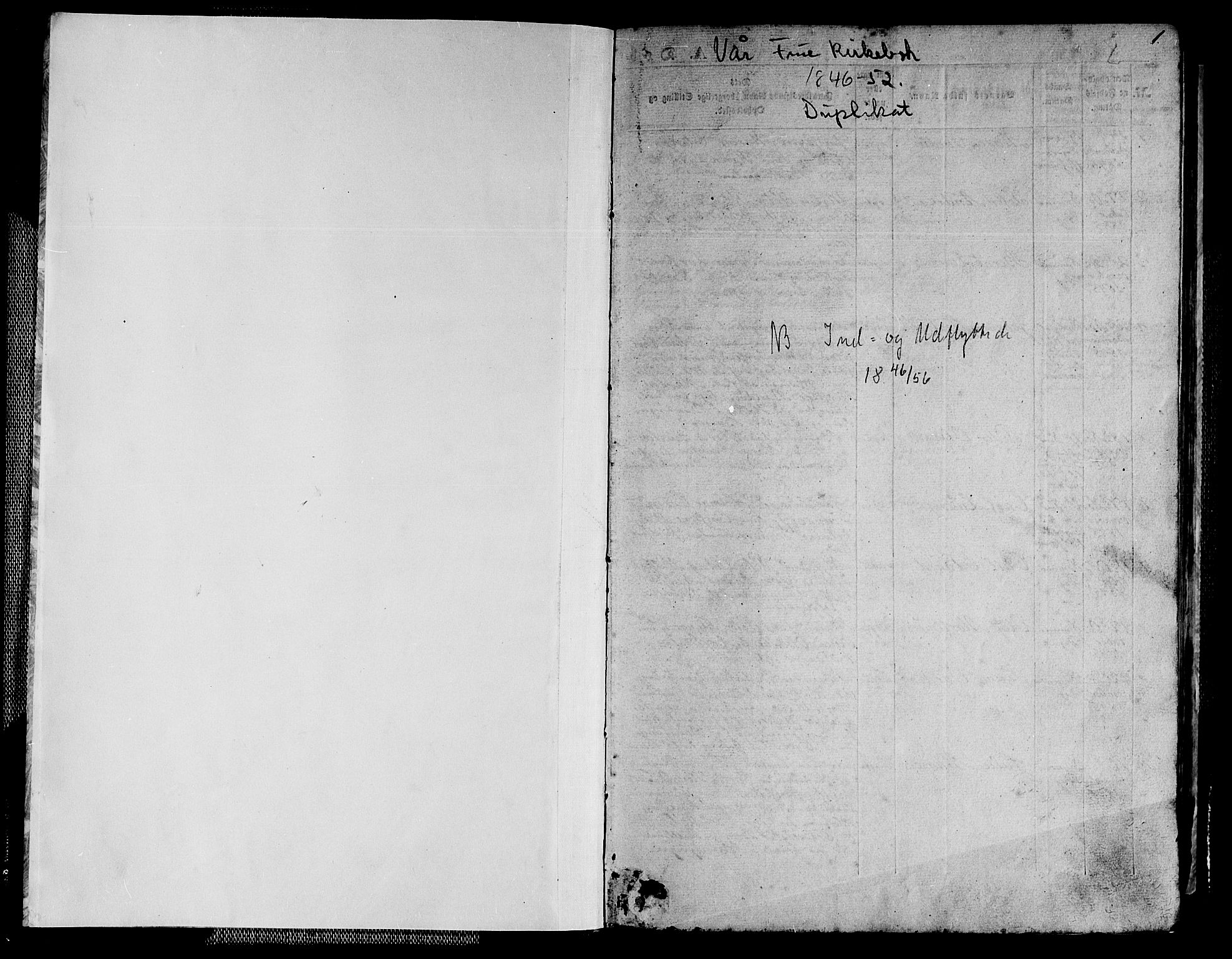 Ministerialprotokoller, klokkerbøker og fødselsregistre - Sør-Trøndelag, SAT/A-1456/602/L0137: Parish register (copy) no. 602C05, 1846-1856, p. 1