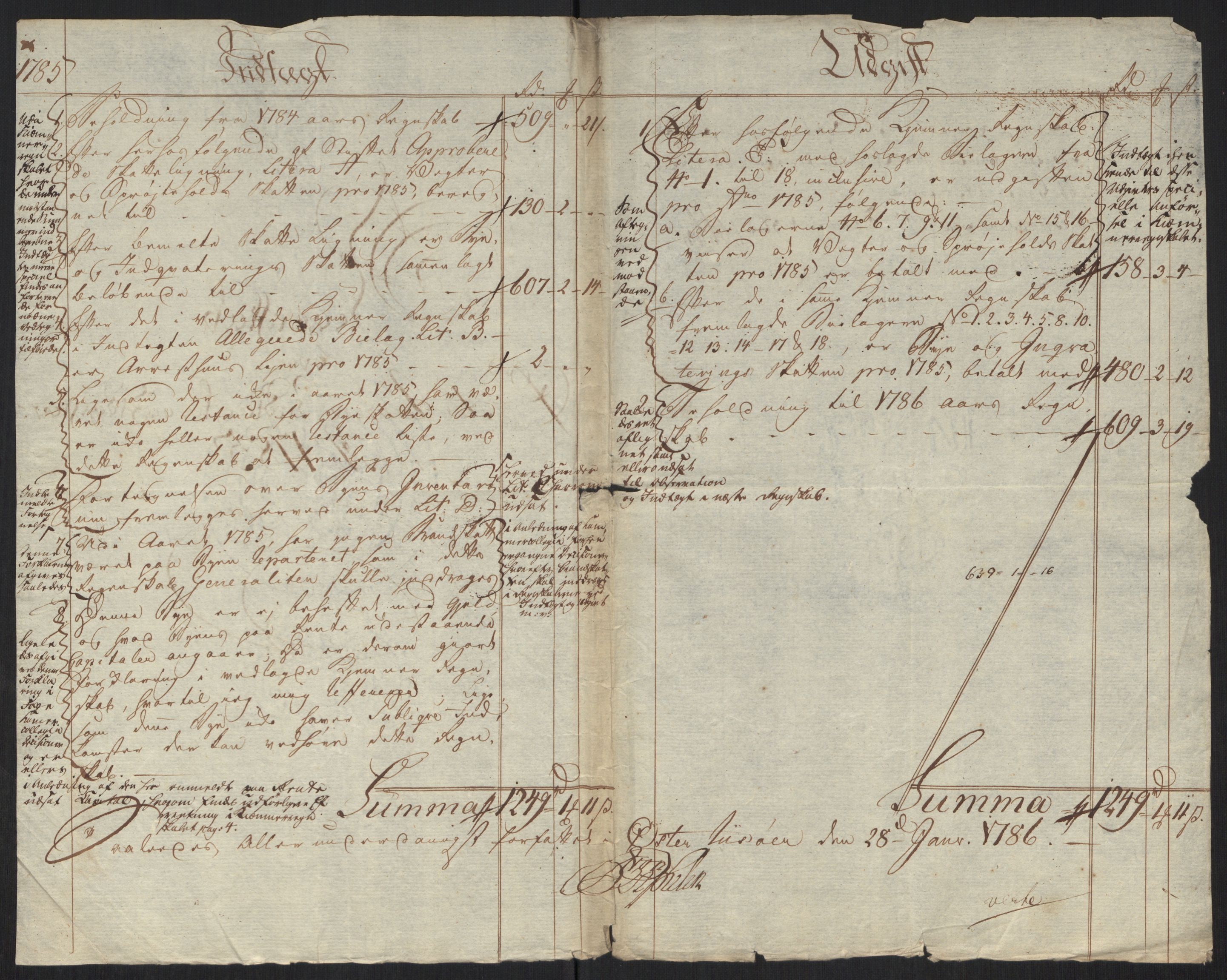 Danske Kanselli 1800-1814, AV/RA-EA-3024/K/Kk/Kka/Kkac/L0233: Kjøpstadregnskap Øster Risør, 1772-1790, p. 168