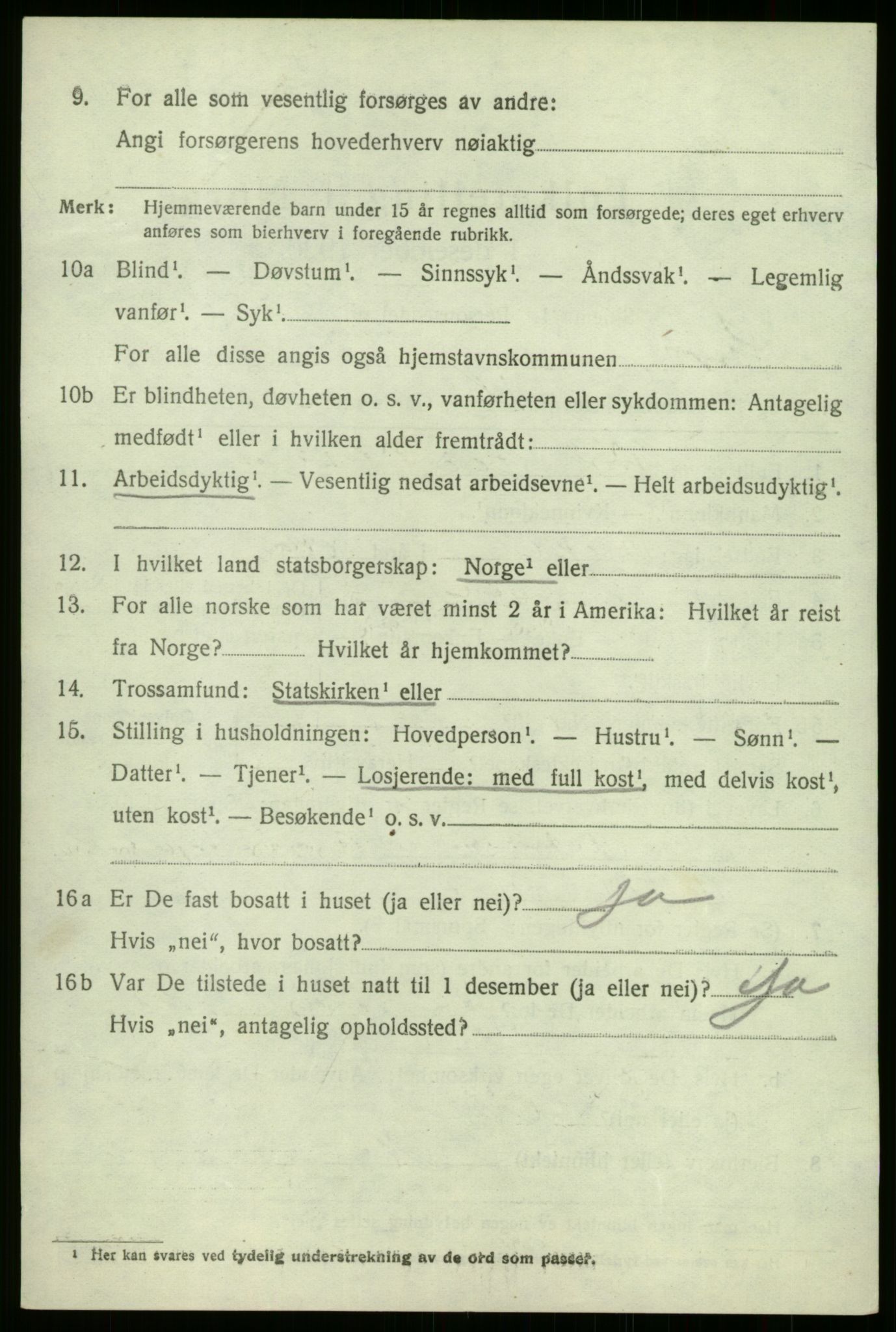 SAB, 1920 census for Kyrkjebø, 1920, p. 5706