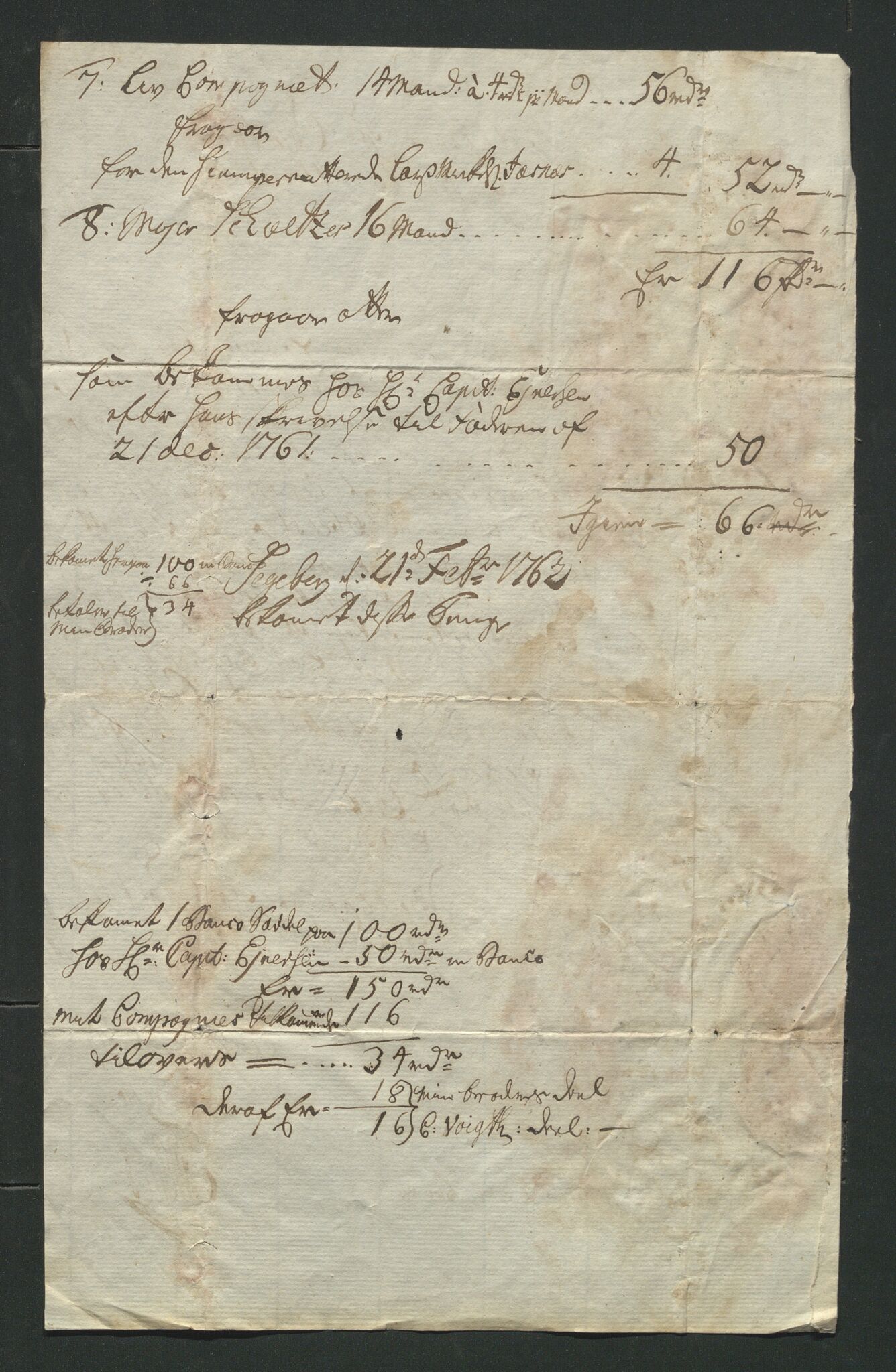 Åker i Vang, Hedmark, og familien Todderud, AV/SAH-ARK-010/J/Jc/L0002: Korrespondanse, 1753-1762, p. 399