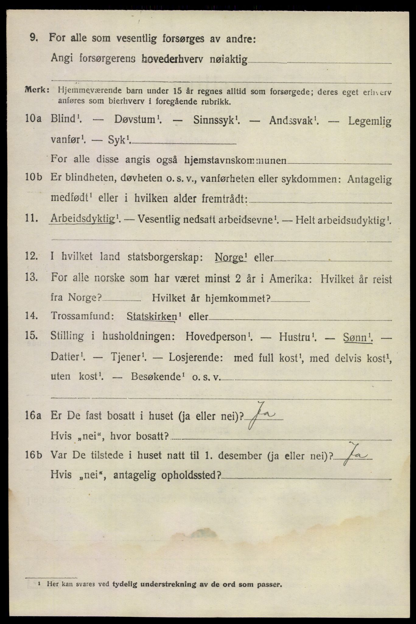 SAKO, 1920 census for Våle, 1920, p. 6167