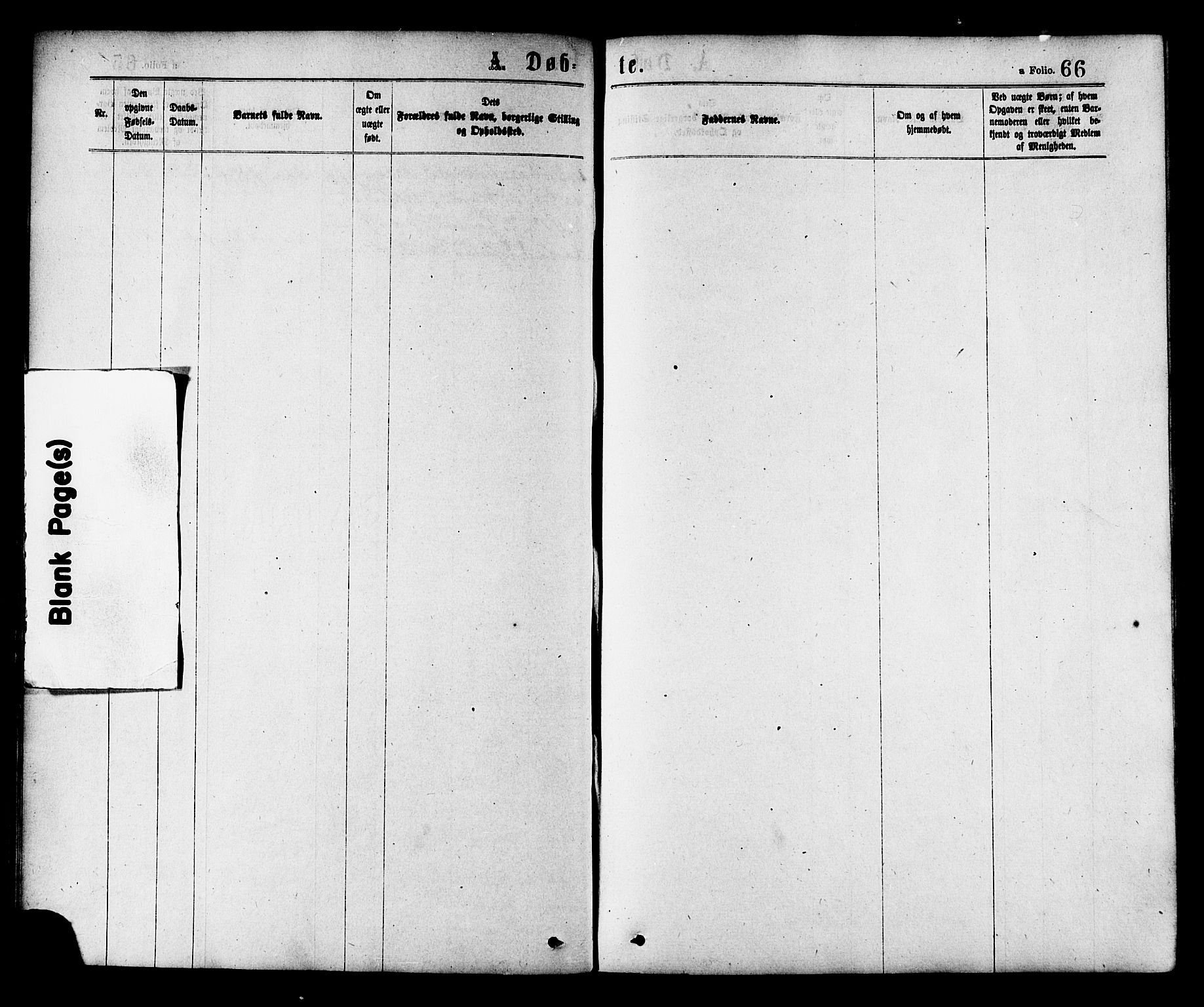 Ministerialprotokoller, klokkerbøker og fødselsregistre - Nord-Trøndelag, AV/SAT-A-1458/758/L0516: Parish register (official) no. 758A03 /2, 1869-1879, p. 66