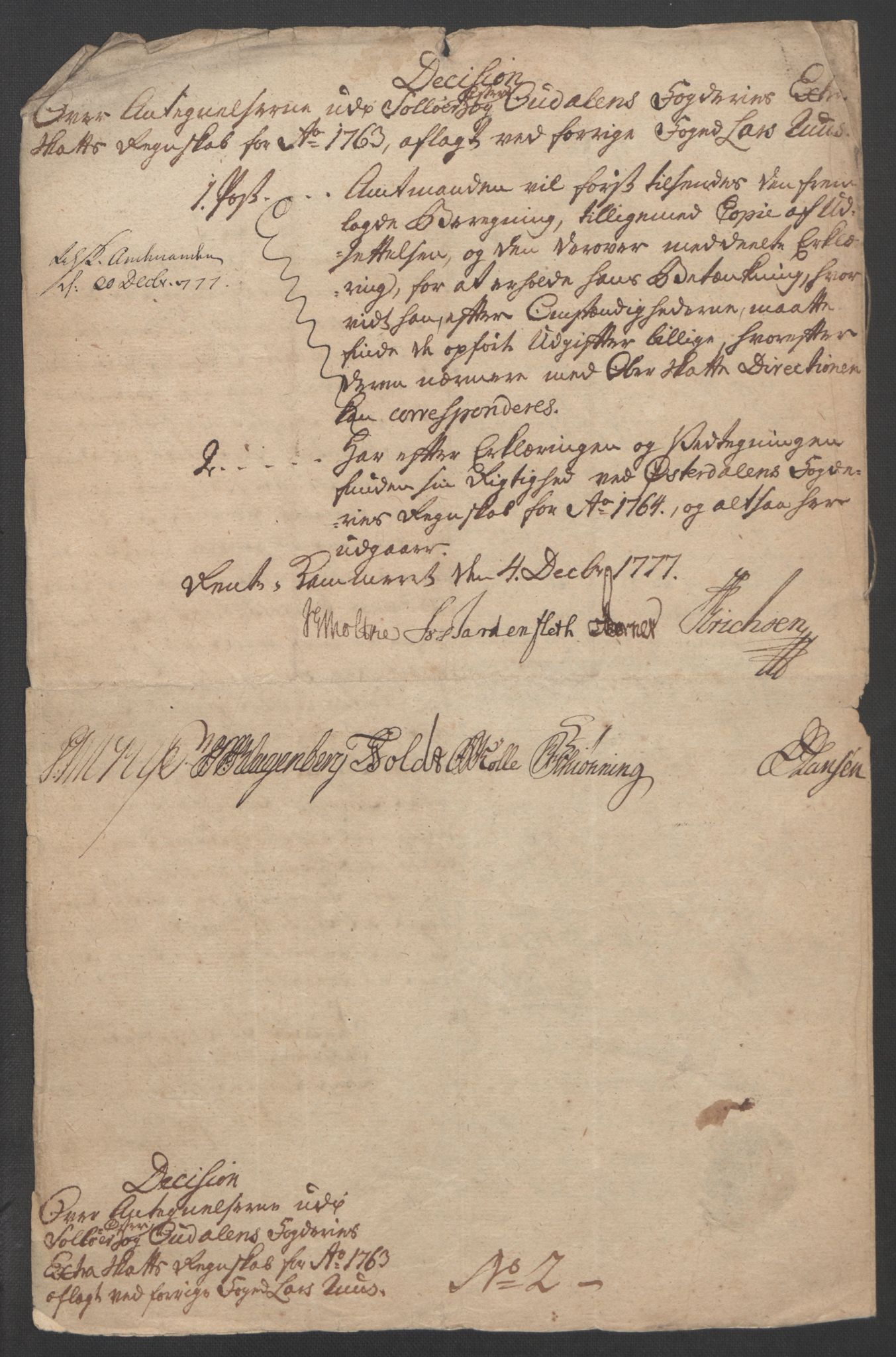 Rentekammeret inntil 1814, Reviderte regnskaper, Fogderegnskap, AV/RA-EA-4092/R14/L0959: Ekstraskatten Solør og Odal, 1763-1770, p. 351