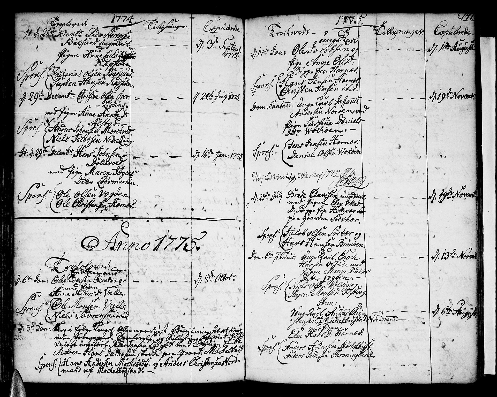 Ministerialprotokoller, klokkerbøker og fødselsregistre - Nordland, SAT/A-1459/801/L0003: Parish register (official) no. 801A03, 1762-1795, p. 141