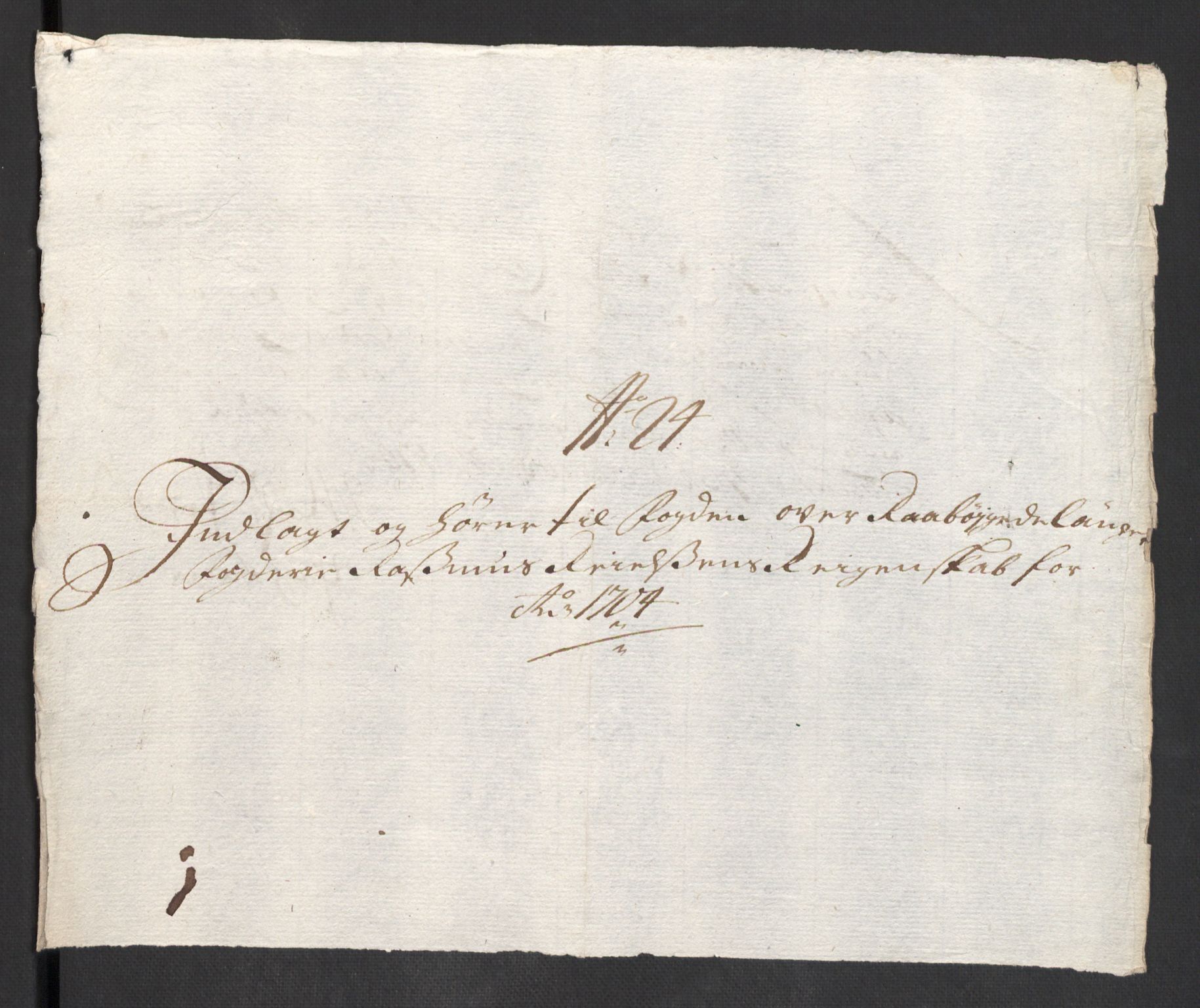 Rentekammeret inntil 1814, Reviderte regnskaper, Fogderegnskap, RA/EA-4092/R40/L2447: Fogderegnskap Råbyggelag, 1703-1705, p. 308