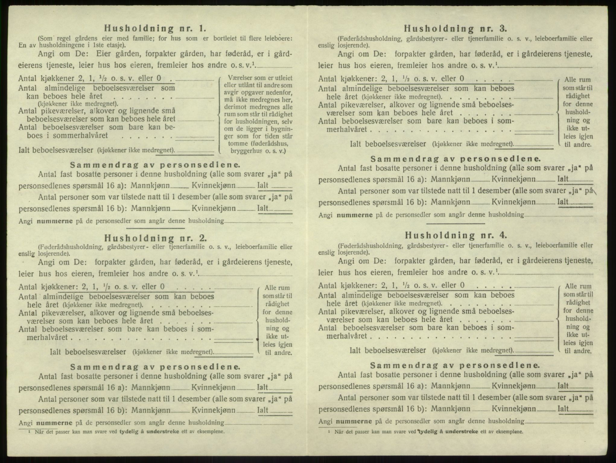 SAB, 1920 census for Førde, 1920, p. 111