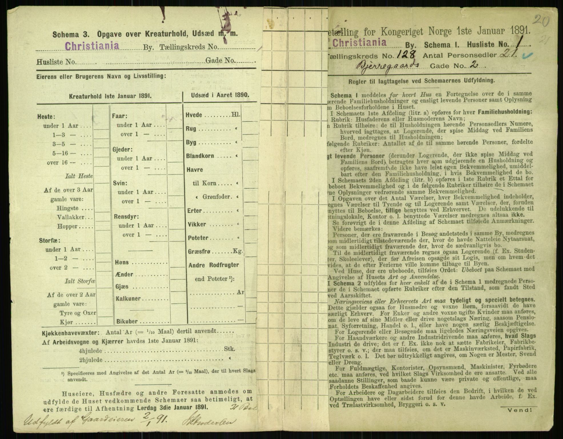 RA, 1891 census for 0301 Kristiania, 1891, p. 68521