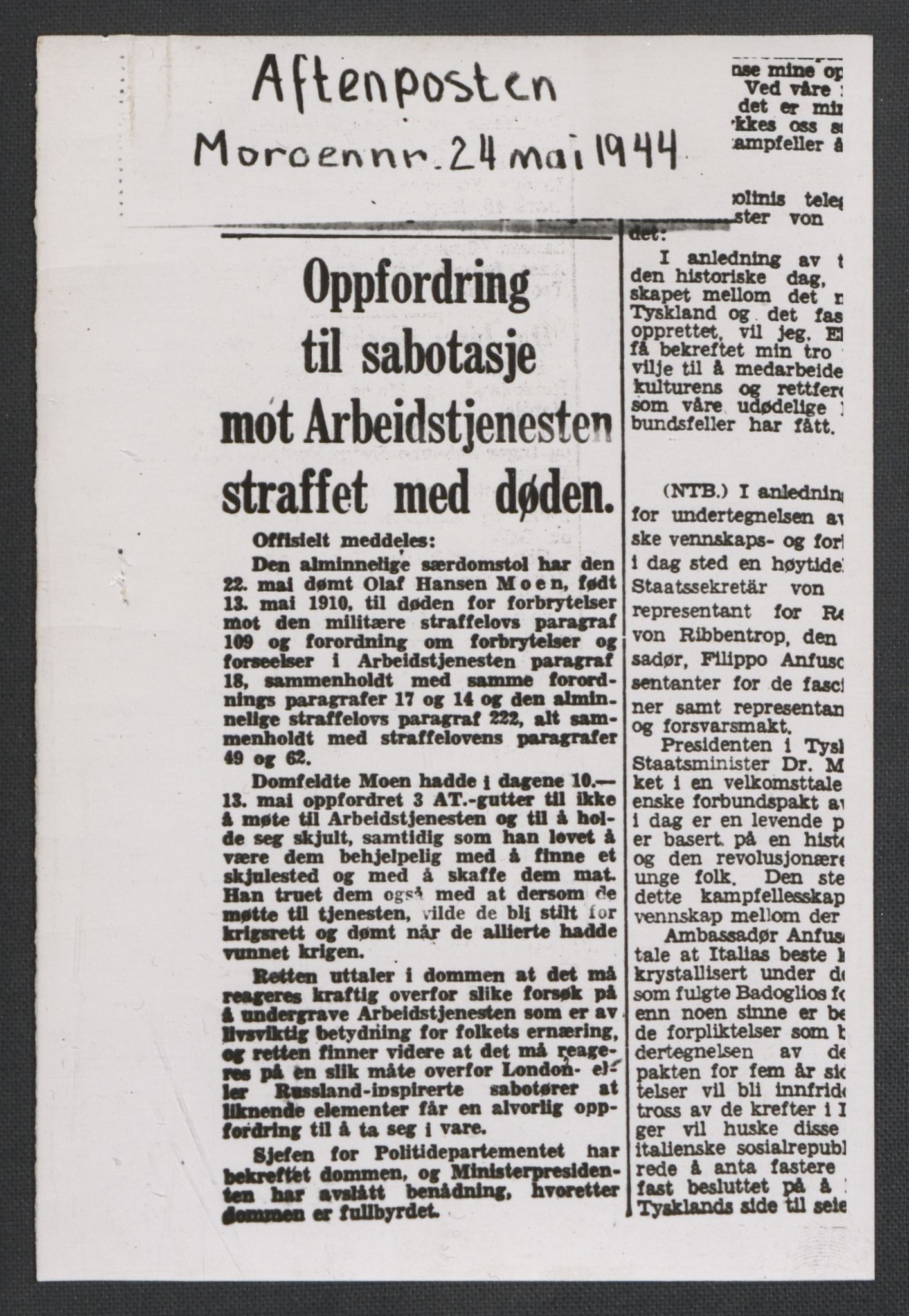 Landssvikarkivet, Oslo politikammer, RA/S-3138-01/D/Da/L0003: Dnr. 29, 1945, p. 711