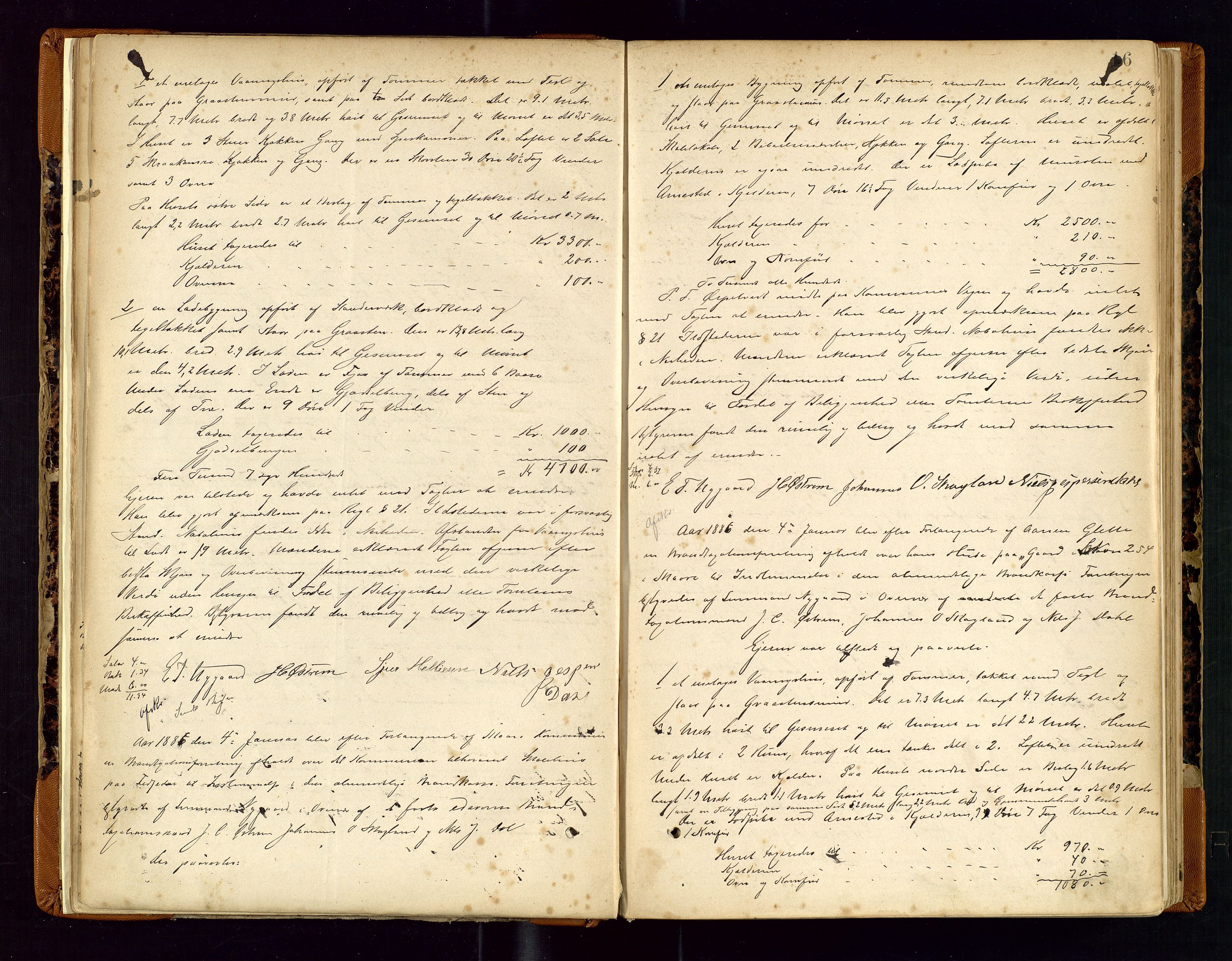 Torvestad lensmannskontor, SAST/A-100307/1/Goa/L0002: "Brandtaxationsprotokol for Torvestad Thinglag", 1883-1917, p. 15b-16a