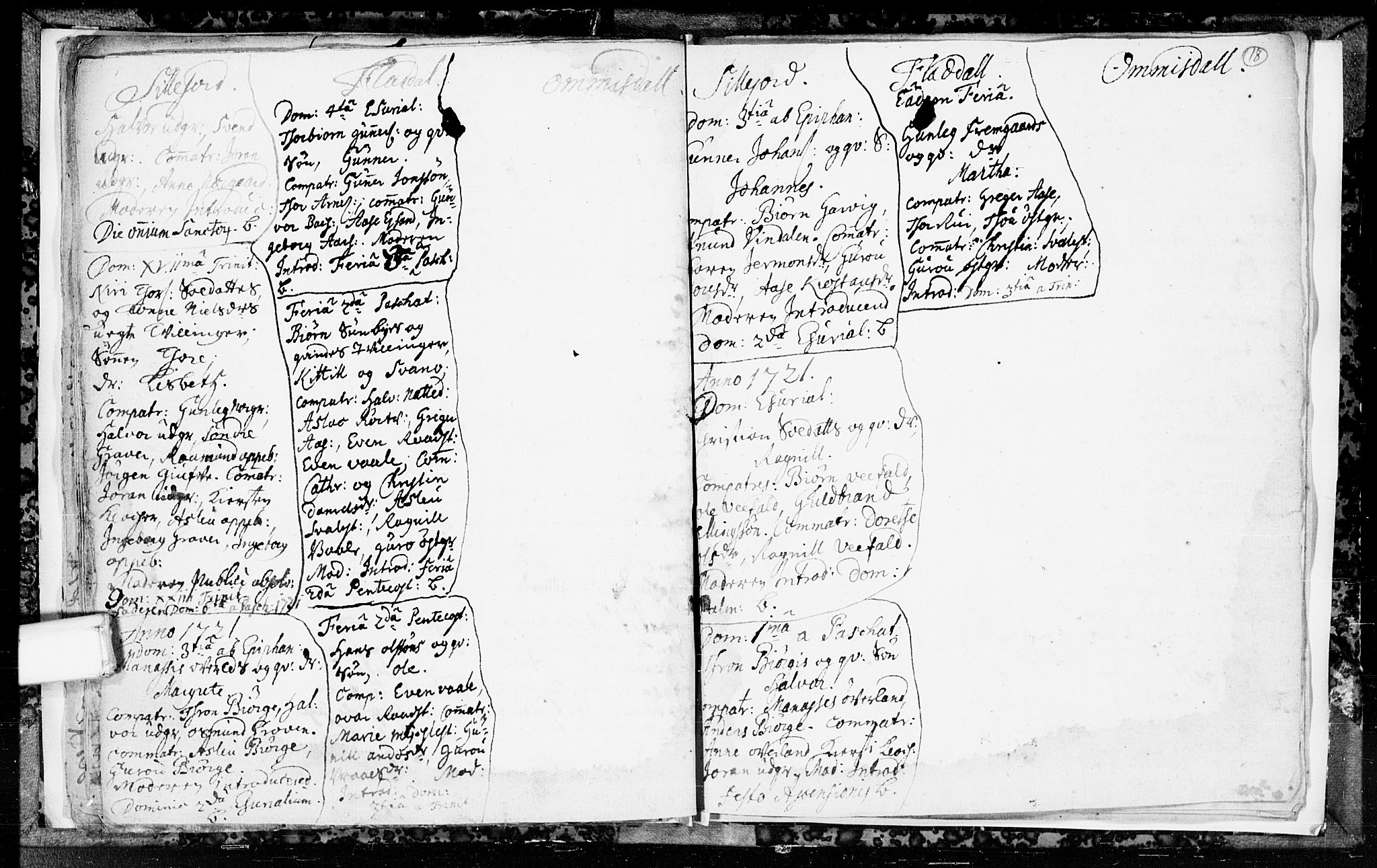 Seljord kirkebøker, SAKO/A-20/F/Fa/L0003: Parish register (official) no. I 3, 1714-1725, p. 18