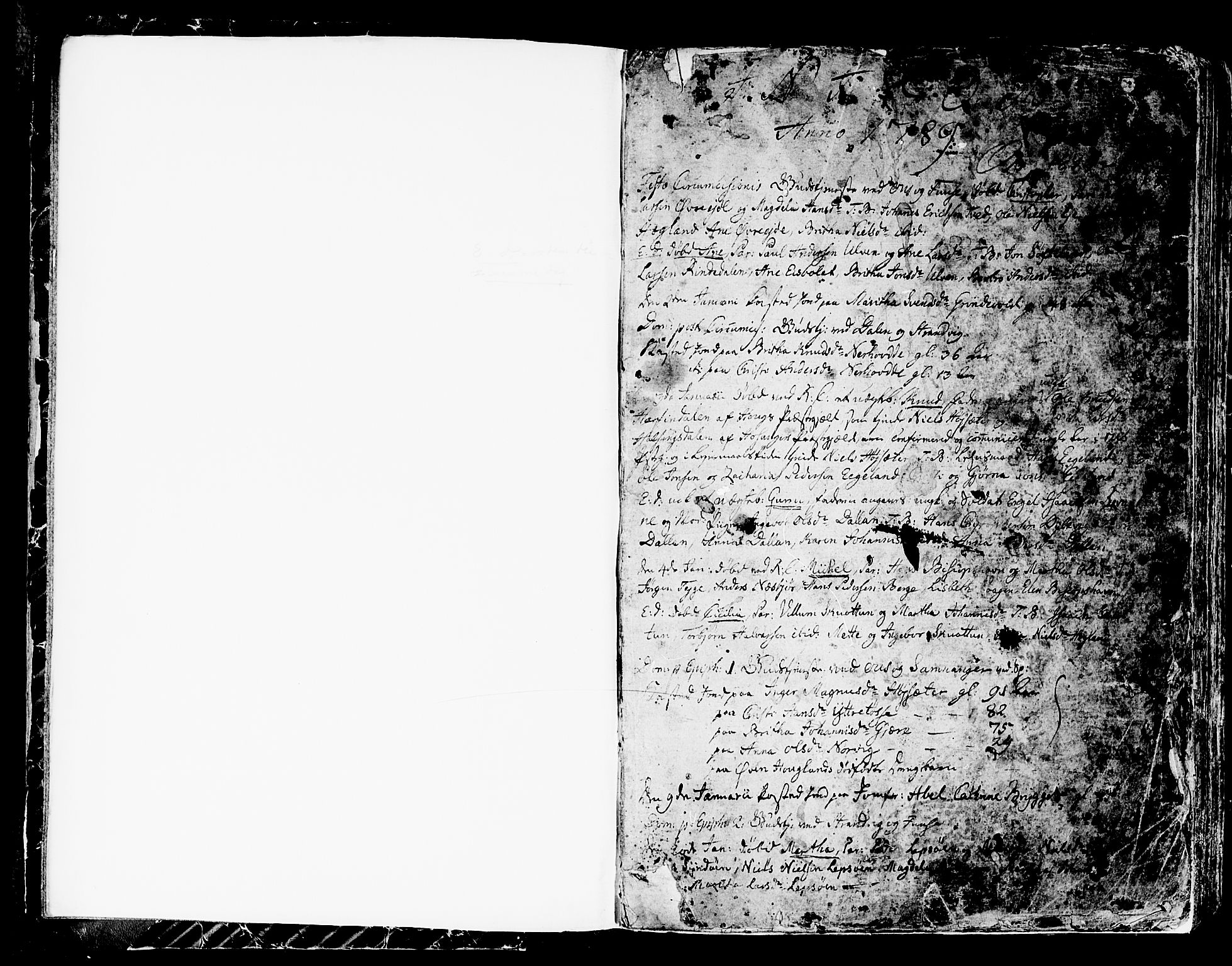 Os sokneprestembete, SAB/A-99929: Parish register (official) no. A 11, 1789-1815, p. 1