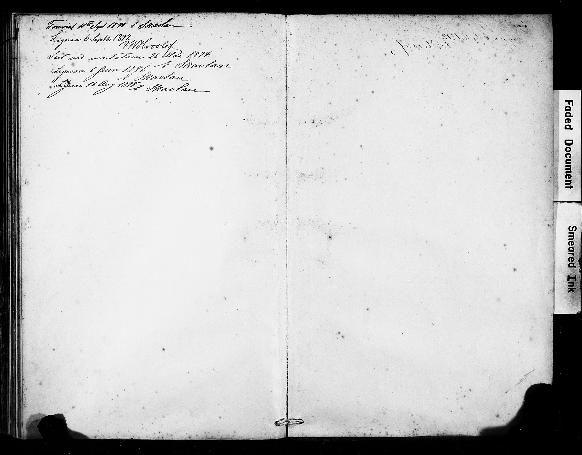 Fana Sokneprestembete, SAB/A-75101/H/Haa/Haab/L0002: Parish register (official) no. B 2, 1890-1897