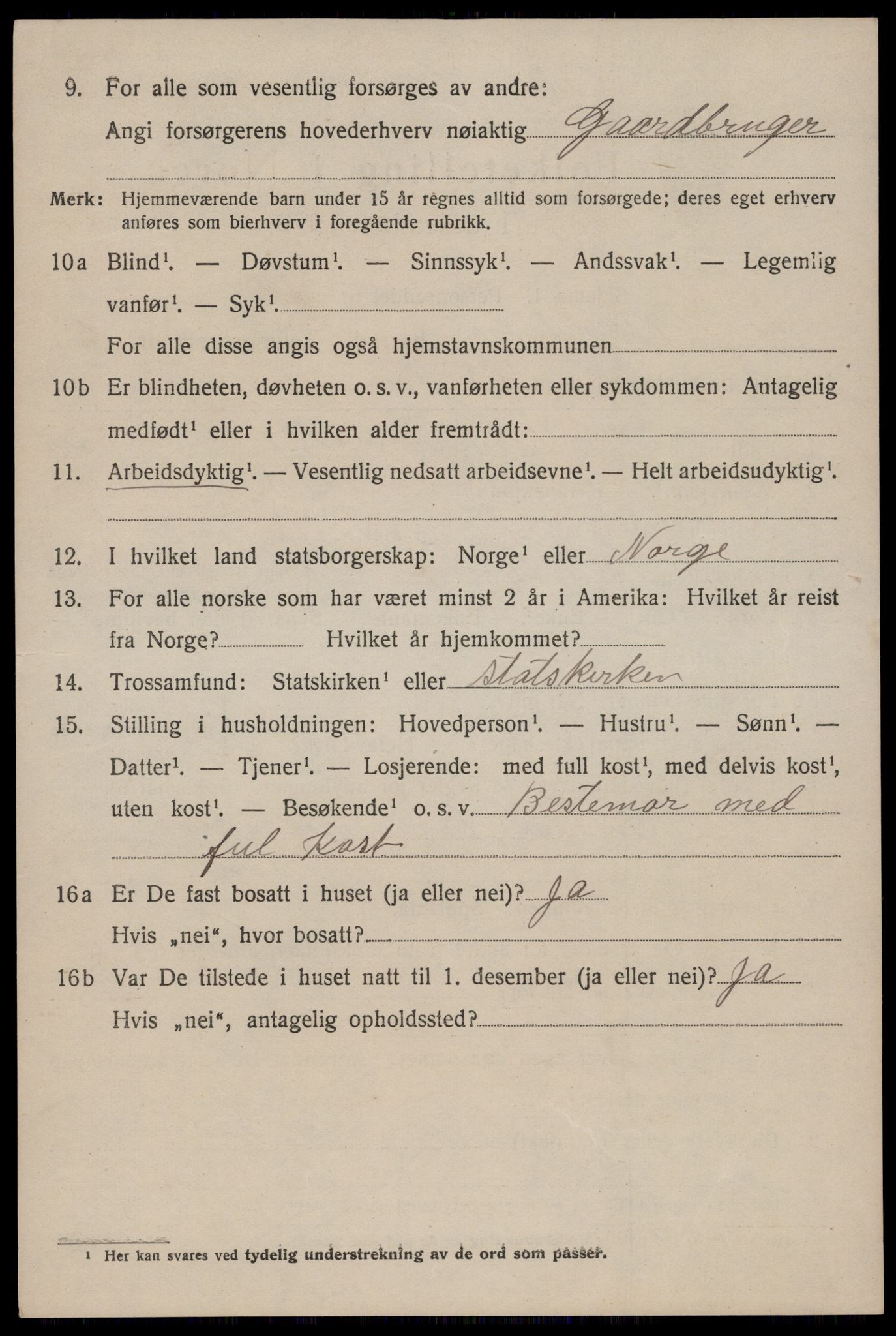 SAST, 1920 census for Avaldsnes, 1920, p. 5648