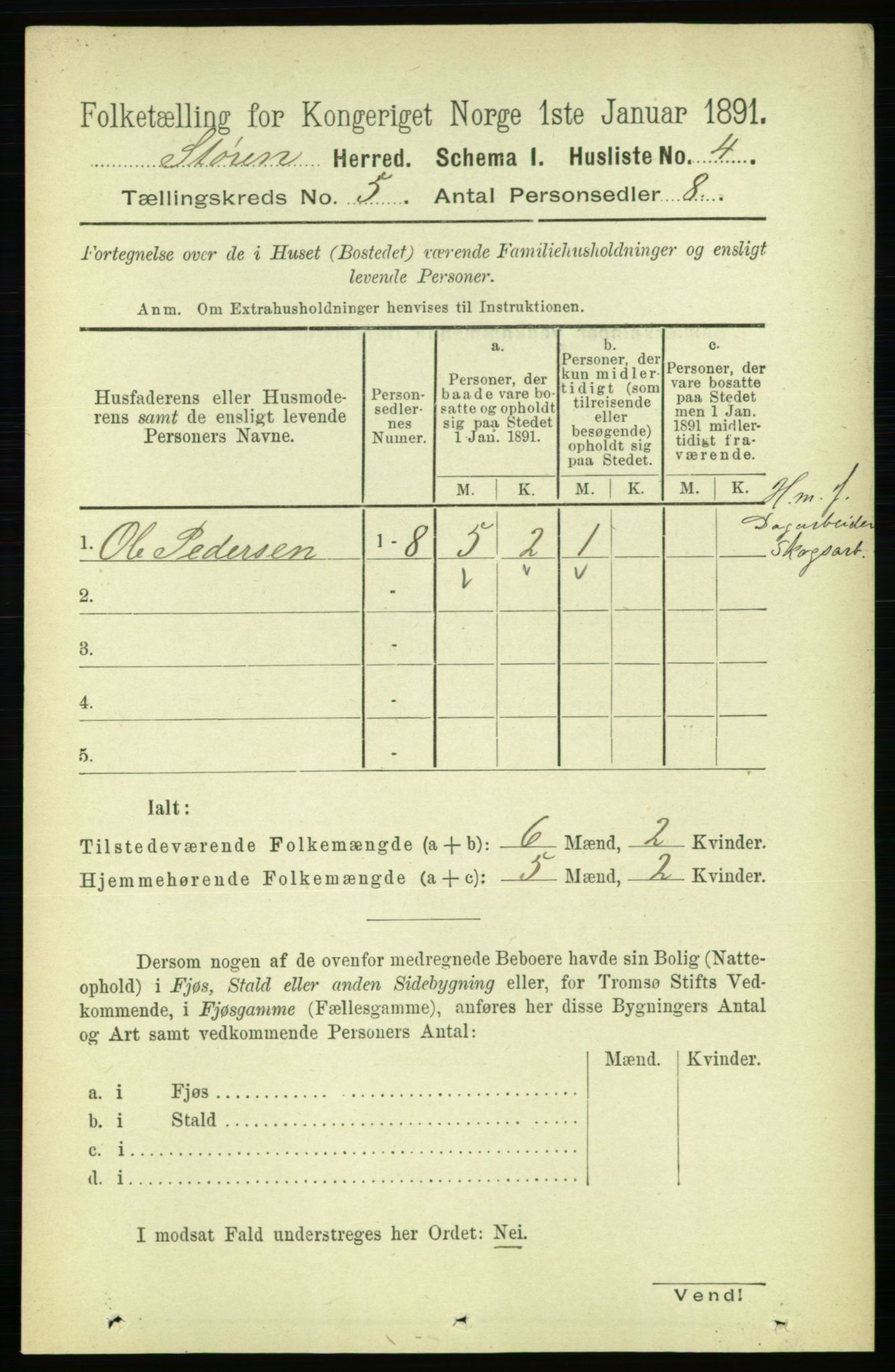 RA, 1891 census for 1648 Støren, 1891, p. 1880