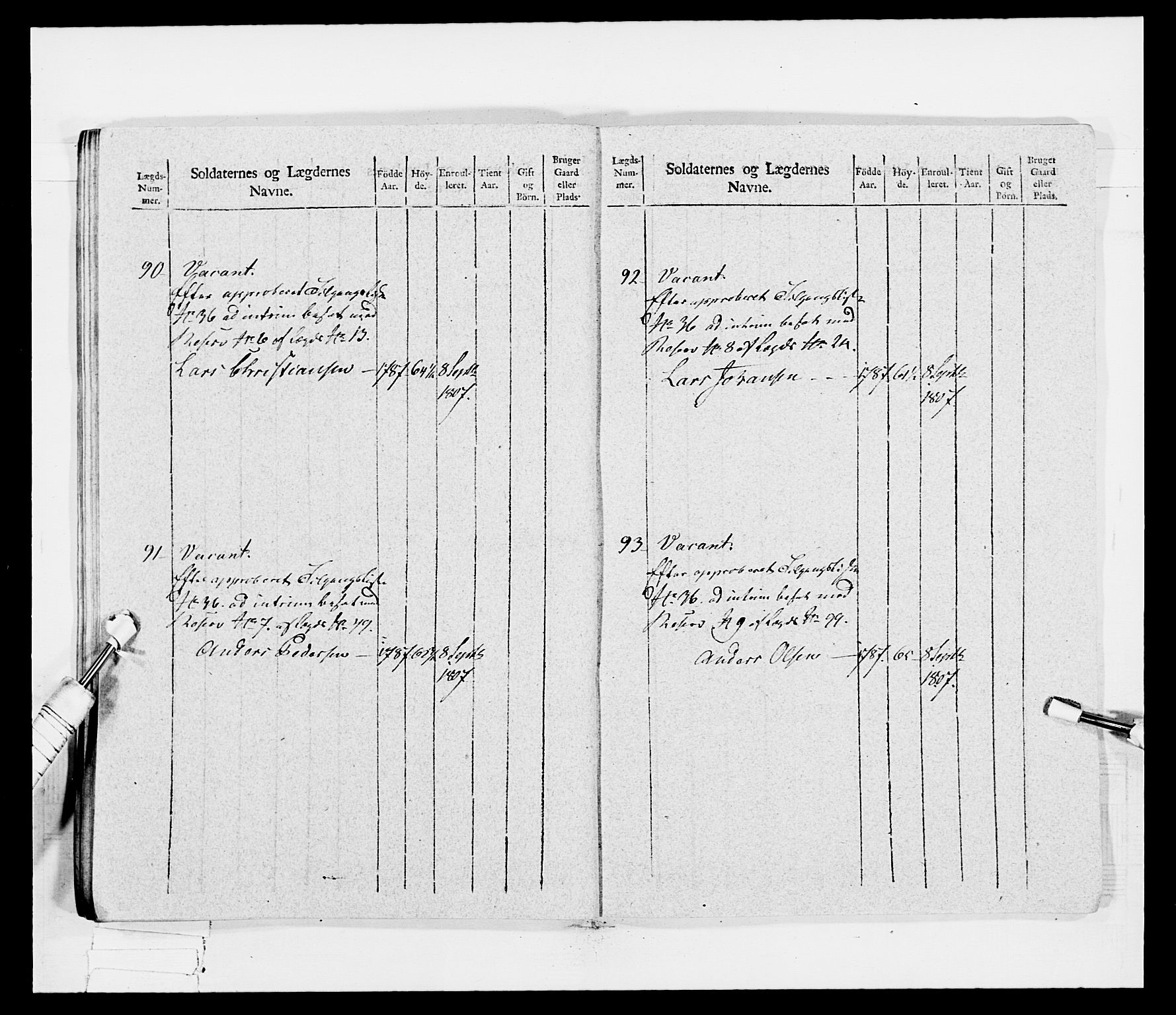 Generalitets- og kommissariatskollegiet, Det kongelige norske kommissariatskollegium, AV/RA-EA-5420/E/Eh/L0030a: Sønnafjelske gevorbne infanteriregiment, 1807, p. 127