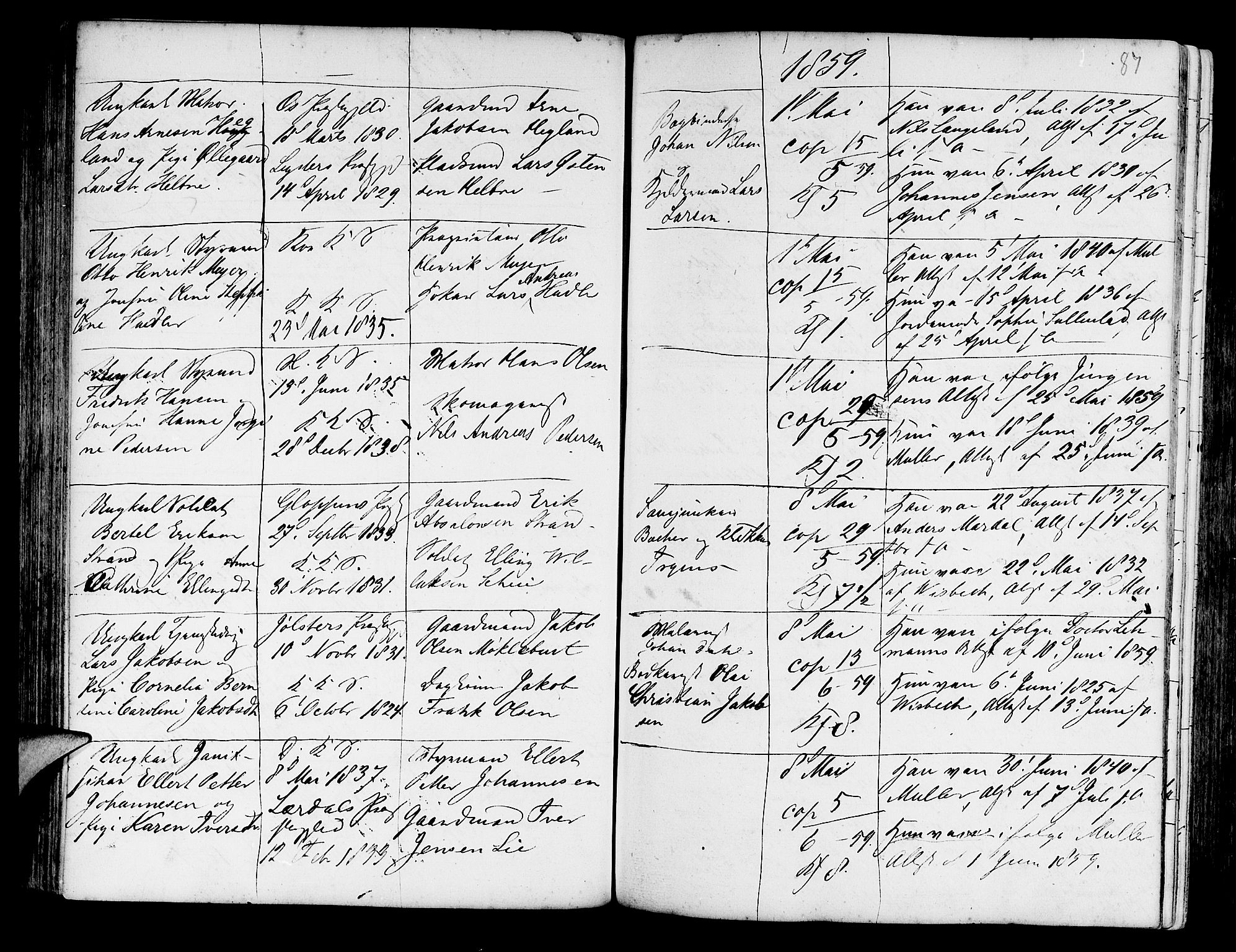 Korskirken sokneprestembete, AV/SAB-A-76101/H/Haa/L0009: Parish register (official) no. A 9, 1743-1861, p. 87