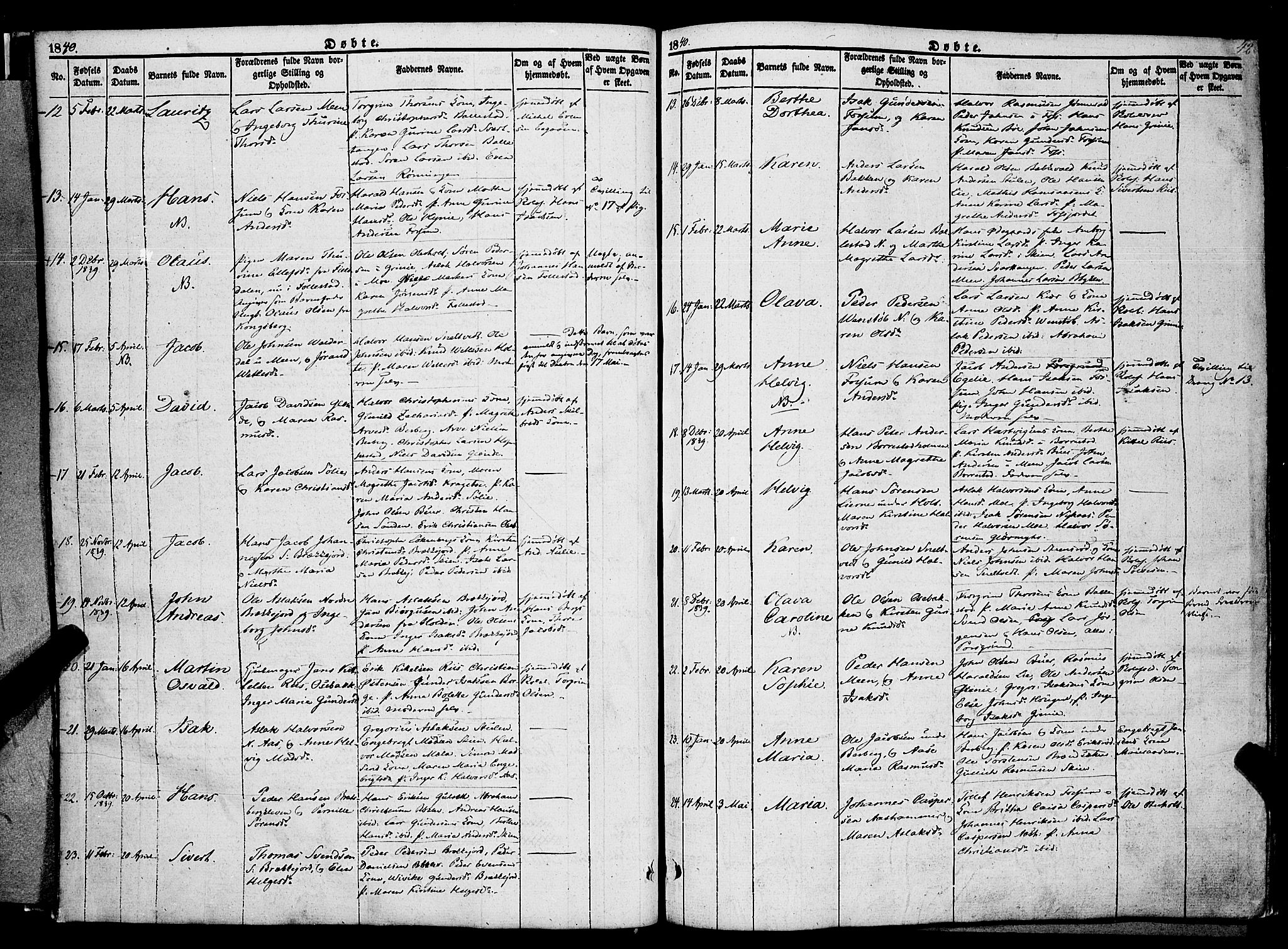 Gjerpen kirkebøker, AV/SAKO-A-265/F/Fa/L0007a: Parish register (official) no. I 7A, 1834-1857, p. 42