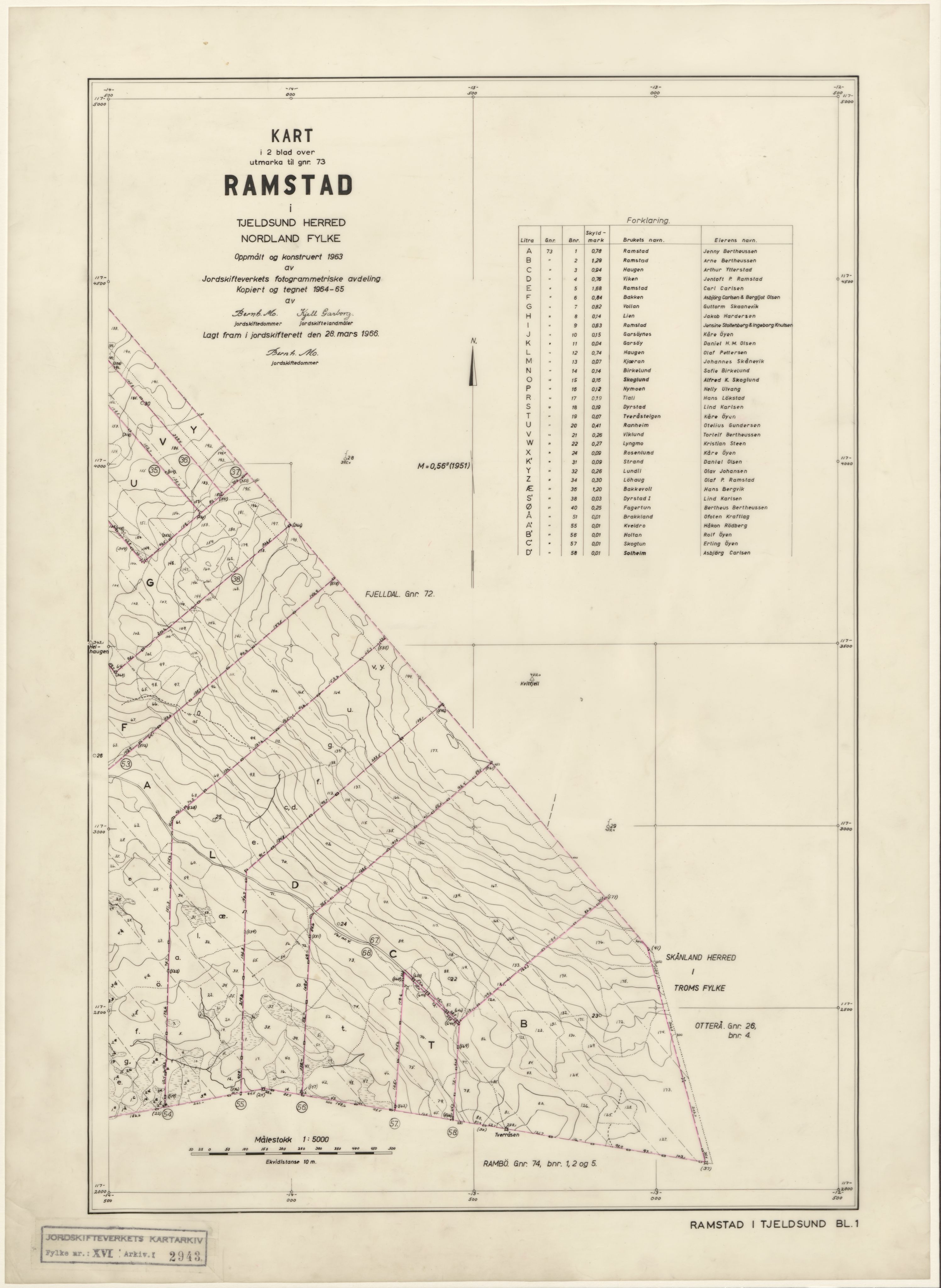Jordskifteverkets kartarkiv, RA/S-3929/T, 1859-1988, p. 3815