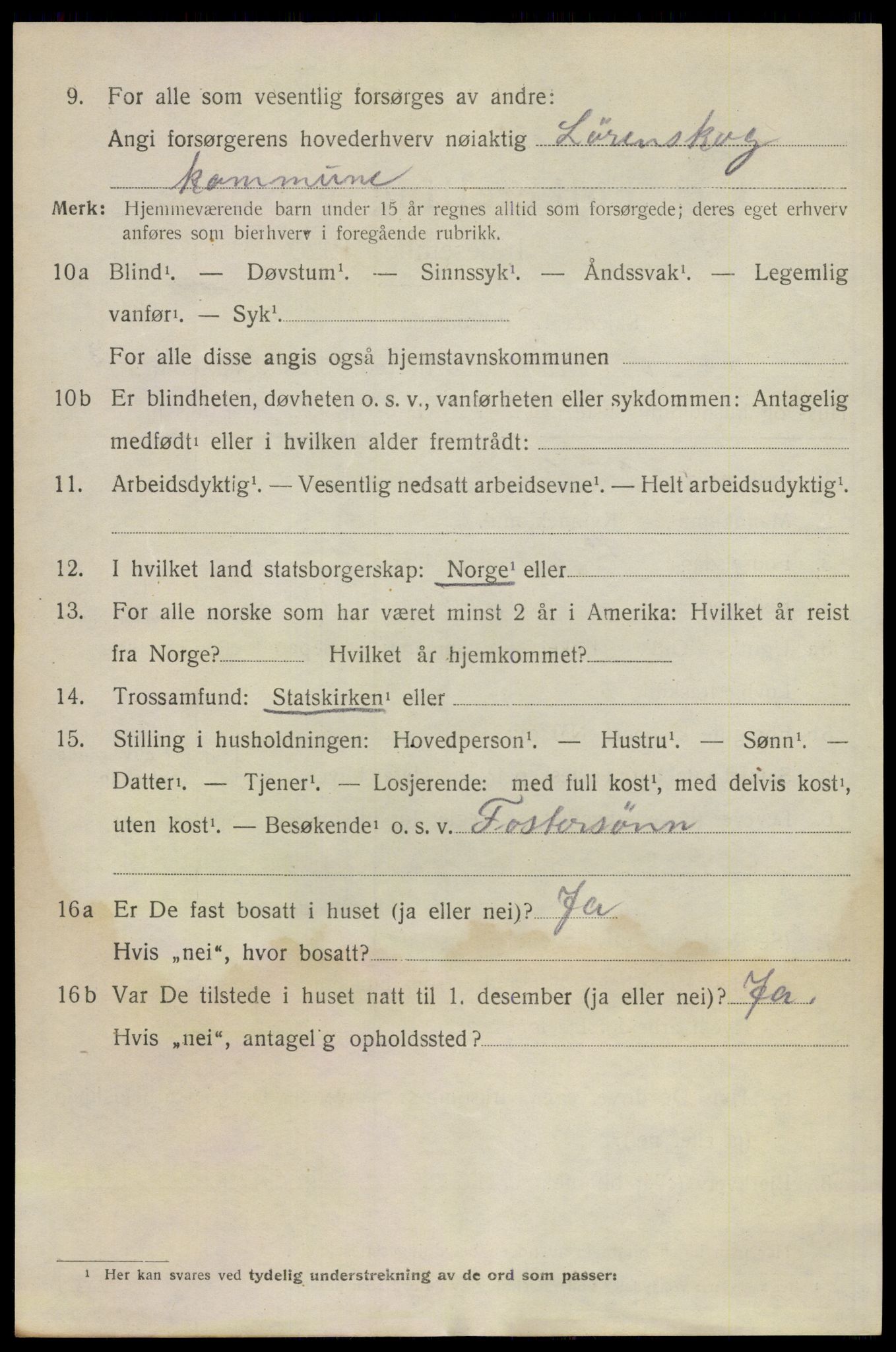 SAO, 1920 census for Lørenskog, 1920, p. 6633