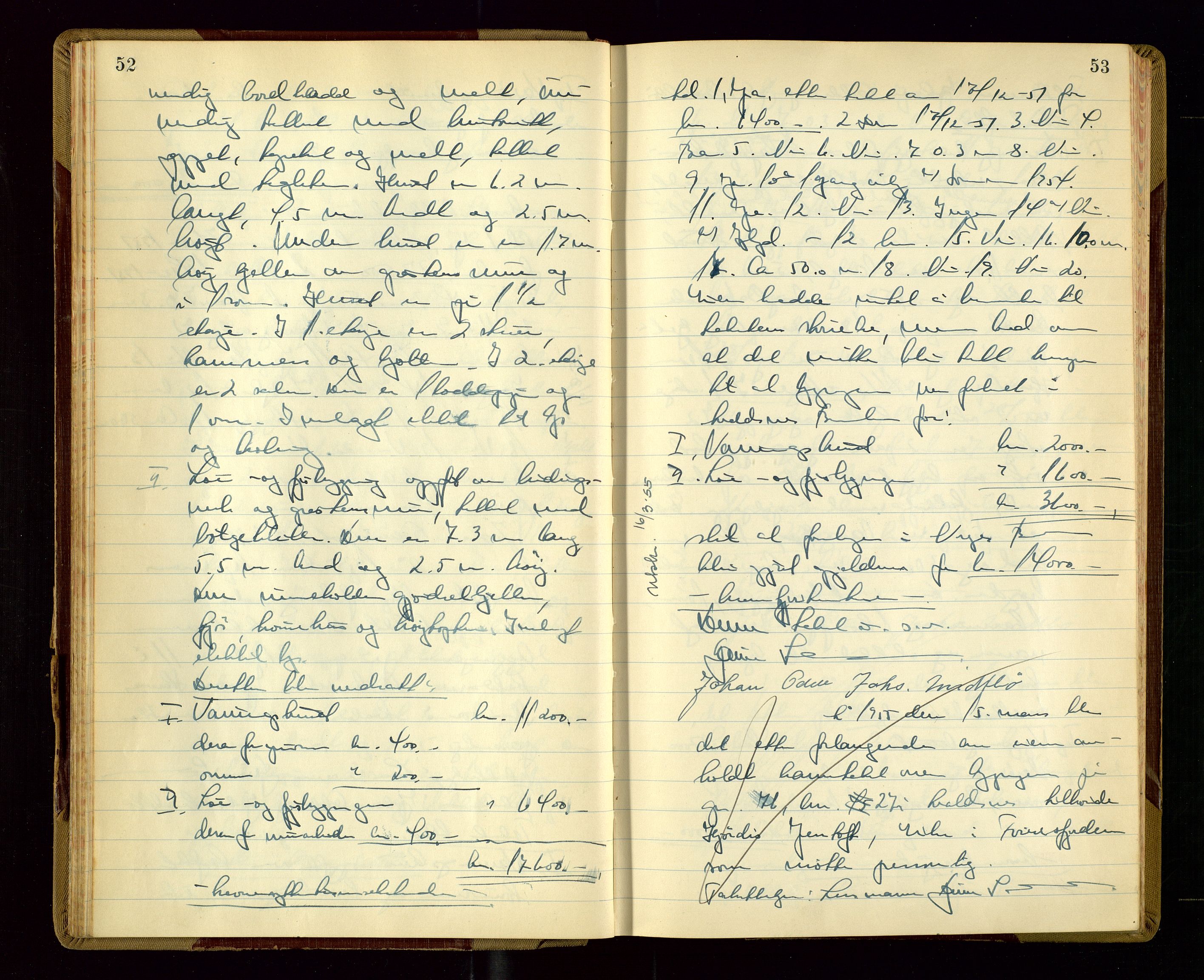 Avaldsnes lensmannskontor, AV/SAST-A-100286/Goa/L0010: "Branntakstprotokoll", 1955, p. 52-53