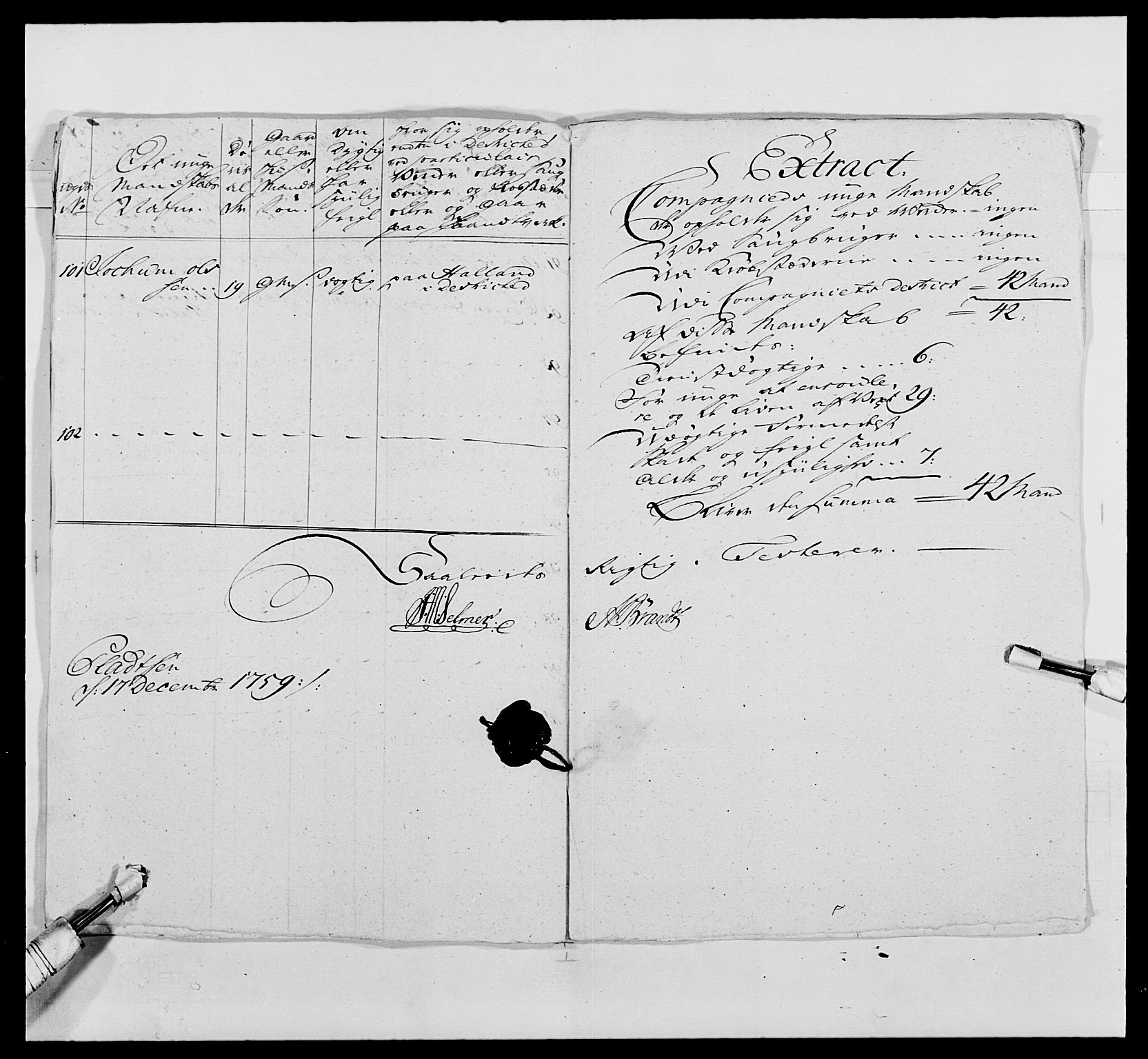 Kommanderende general (KG I) med Det norske krigsdirektorium, AV/RA-EA-5419/E/Ea/L0487: 1. Akershusiske regiment, 1750-1761, p. 329