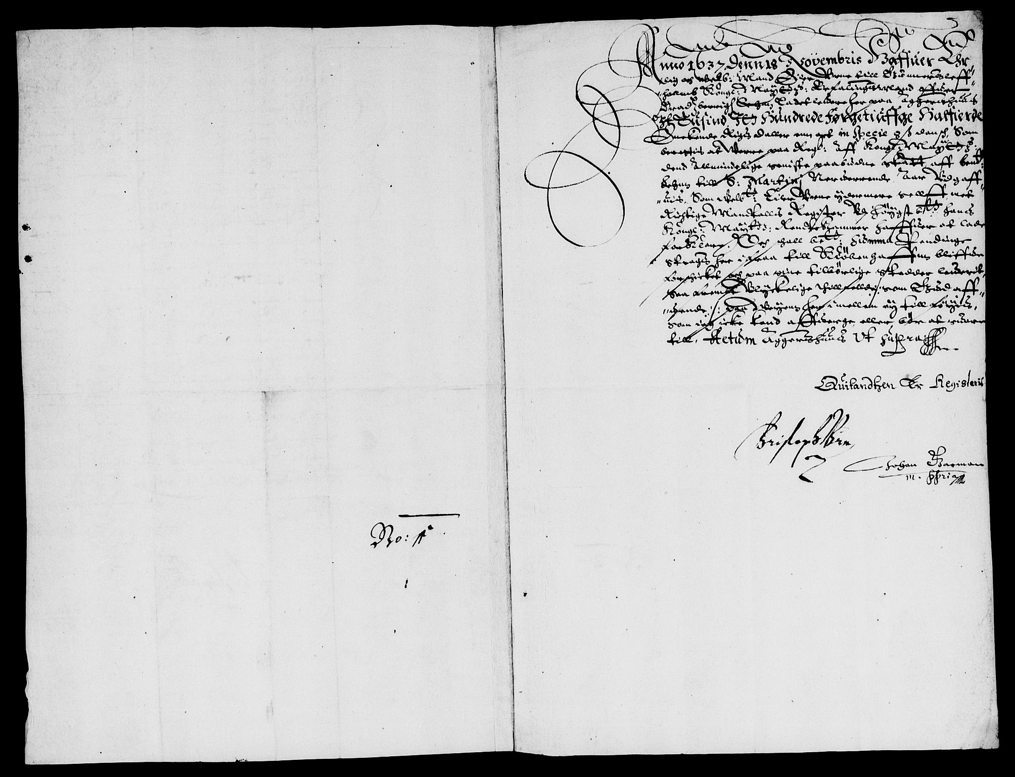 Rentekammeret inntil 1814, Reviderte regnskaper, Lensregnskaper, AV/RA-EA-5023/R/Rb/Rbp/L0020: Bratsberg len, 1637-1638