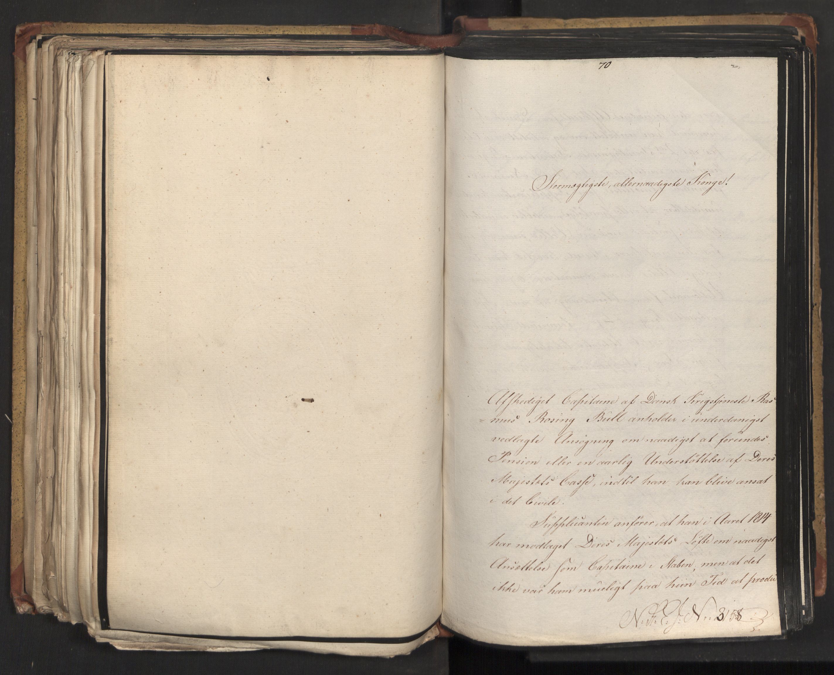 Statsrådsavdelingen i Stockholm, AV/RA-S-1003/D/Da/L0015: Regjeringsinnstillinger nr. 3058-3300, 1818, p. 260