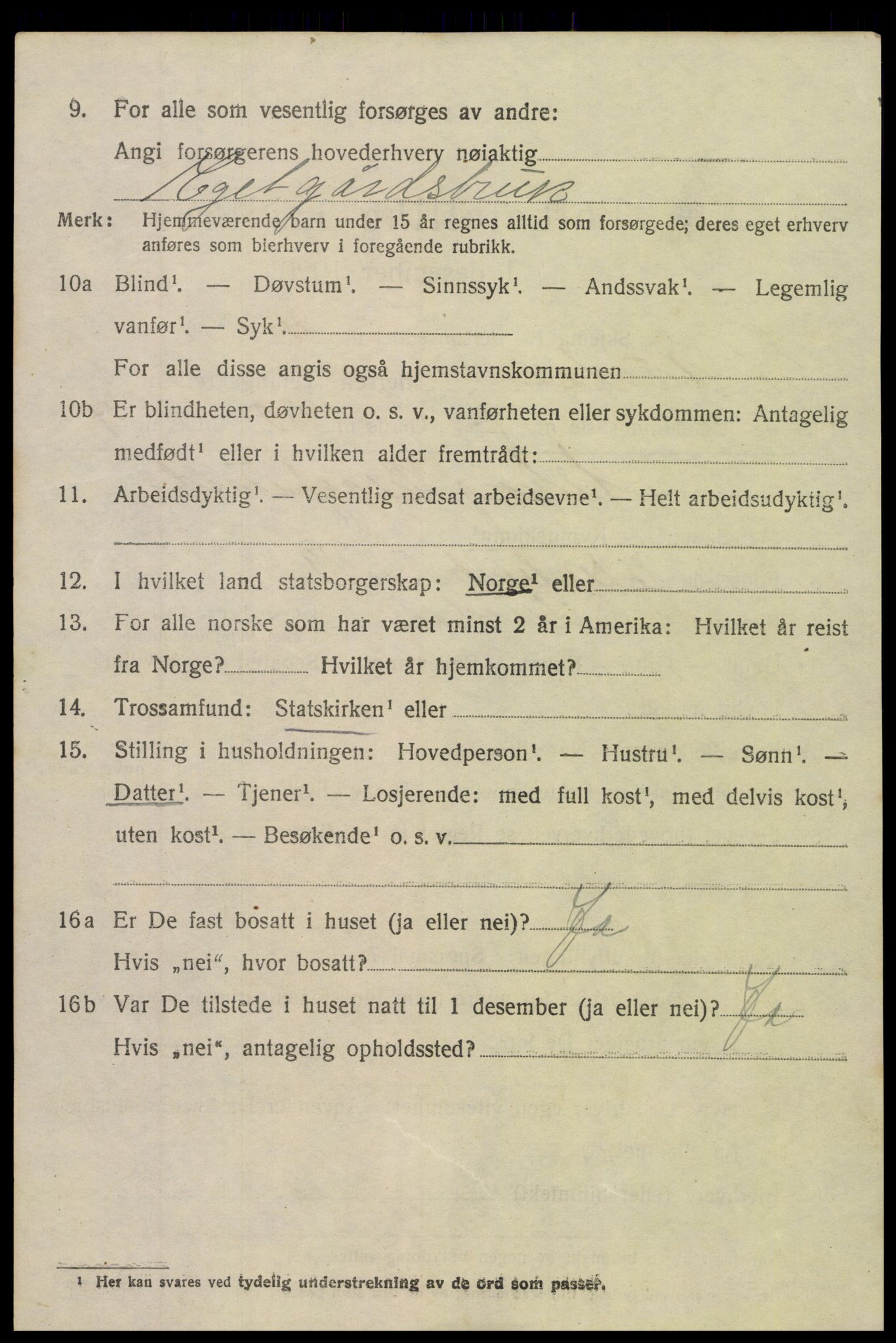 SAH, 1920 census for Sør-Aurdal, 1920, p. 4758