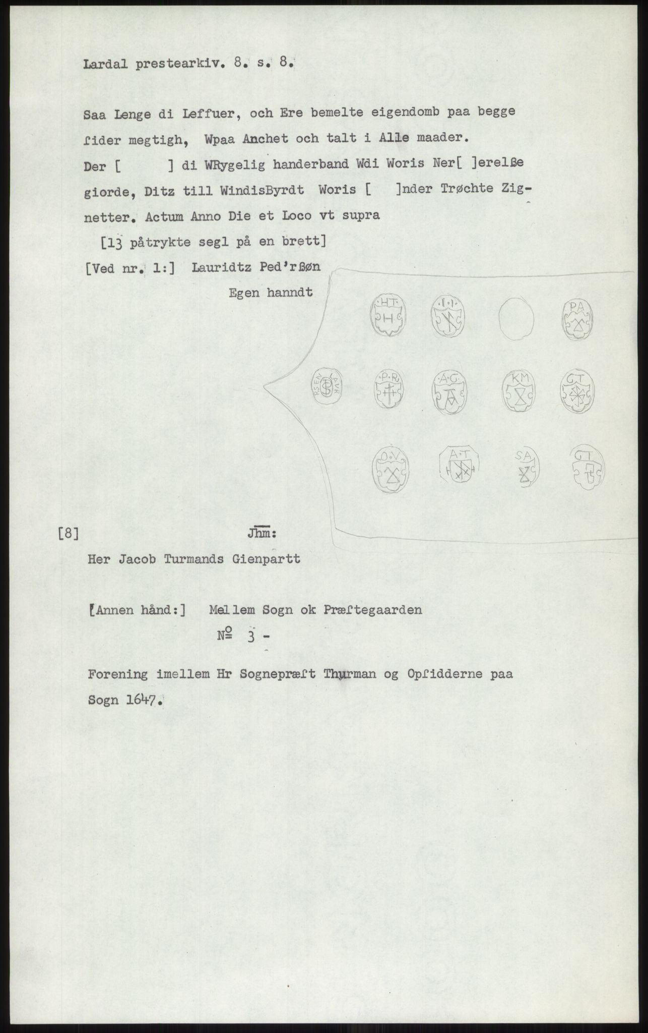 Samlinger til kildeutgivelse, Diplomavskriftsamlingen, AV/RA-EA-4053/H/Ha, p. 272