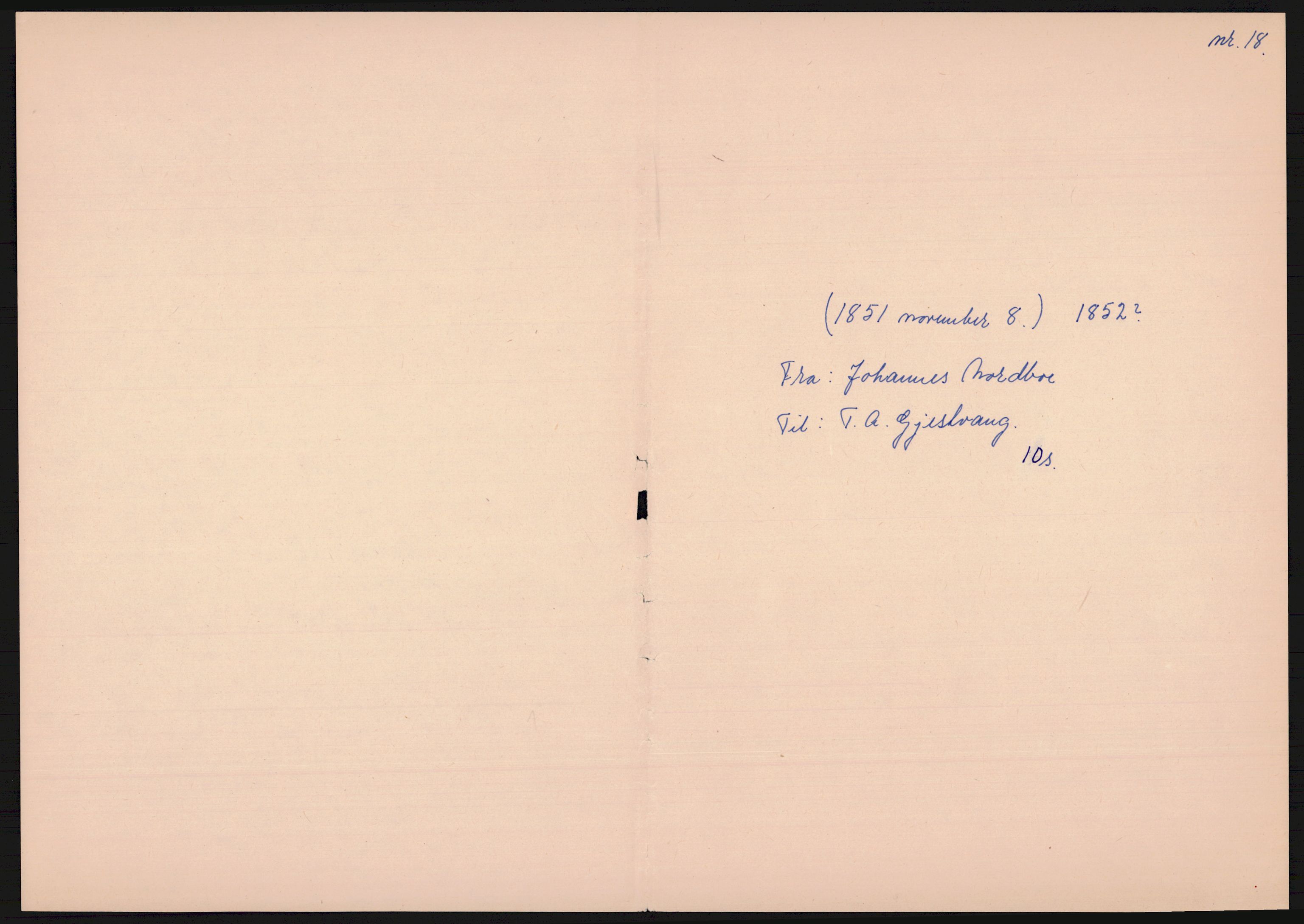 Samlinger til kildeutgivelse, Amerikabrevene, AV/RA-EA-4057/F/L0007: Innlån fra Hedmark: Berg - Furusetbrevene, 1838-1914, p. 247