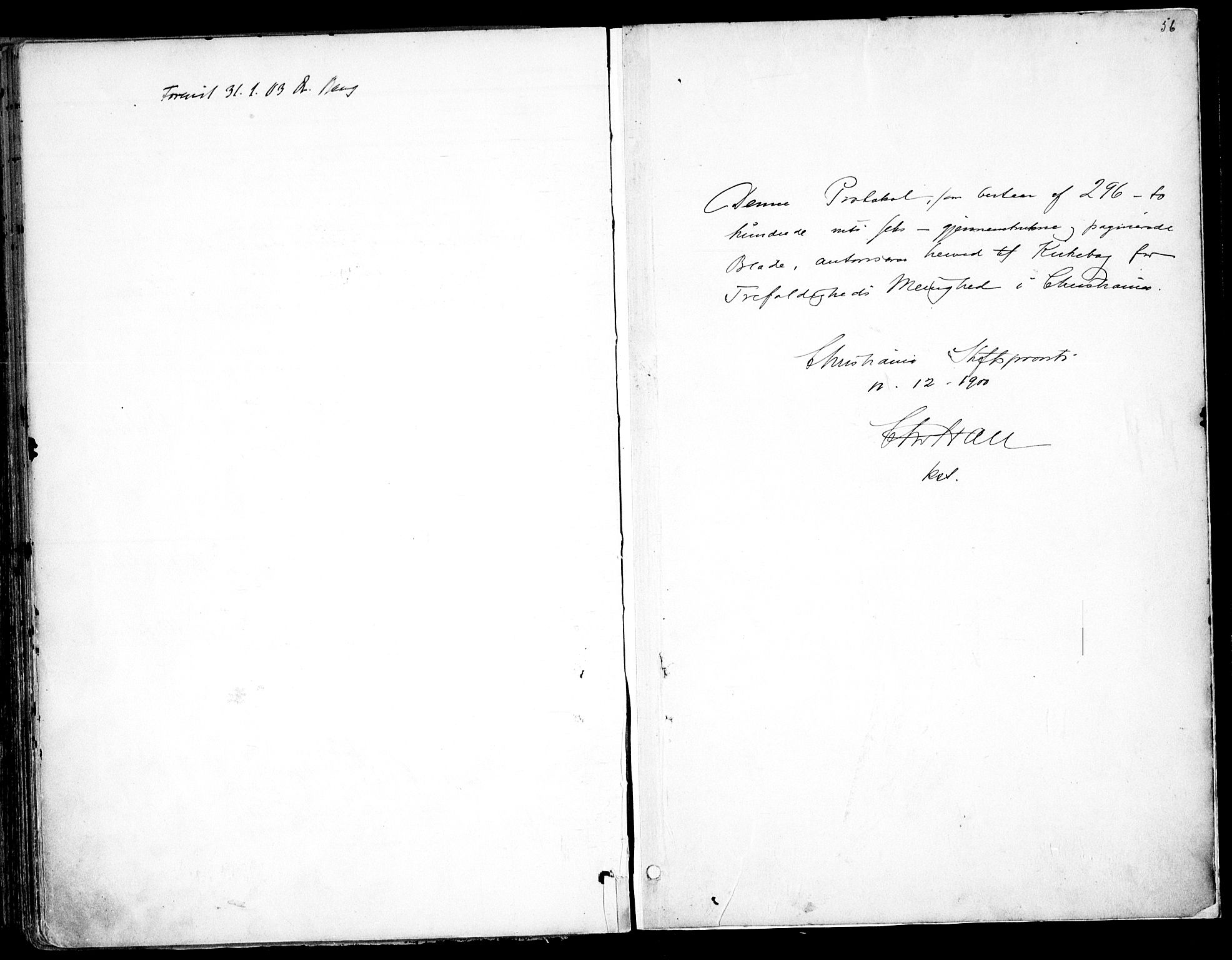 Trefoldighet prestekontor Kirkebøker, AV/SAO-A-10882/F/Fa/L0007: Parish register (official) no. I 7, 1900-1914