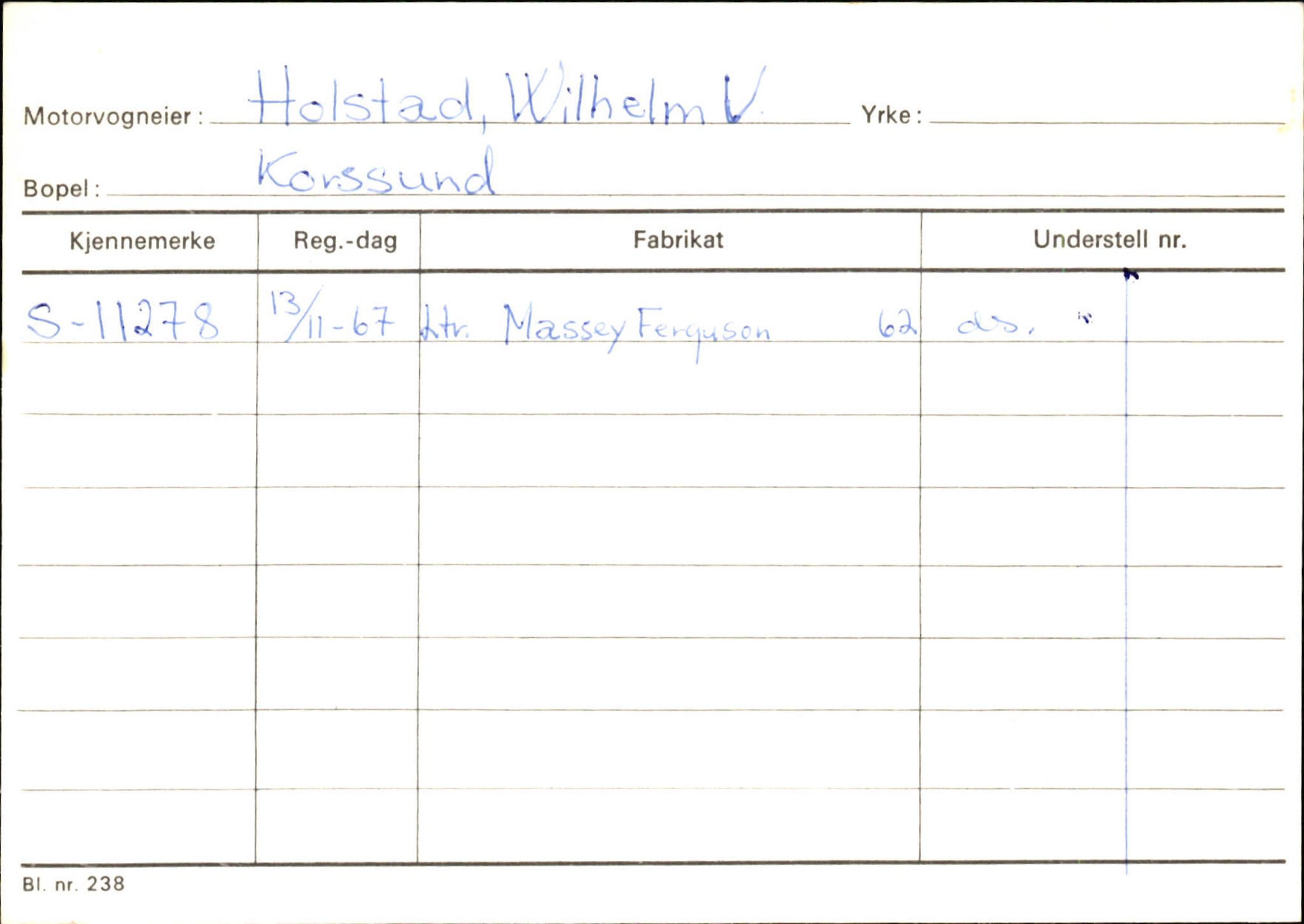 Statens vegvesen, Sogn og Fjordane vegkontor, AV/SAB-A-5301/4/F/L0132: Eigarregister Askvoll A-Å. Balestrand A-Å, 1945-1975, p. 590