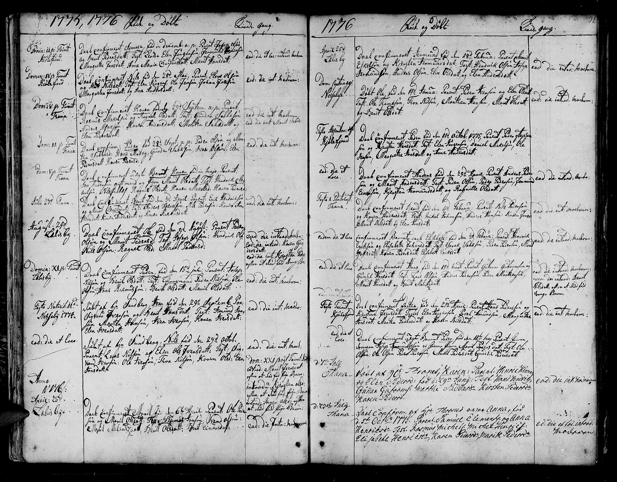 Lebesby sokneprestkontor, SATØ/S-1353/H/Ha/L0001kirke: Parish register (official) no. 1, 1751-1816, p. 35