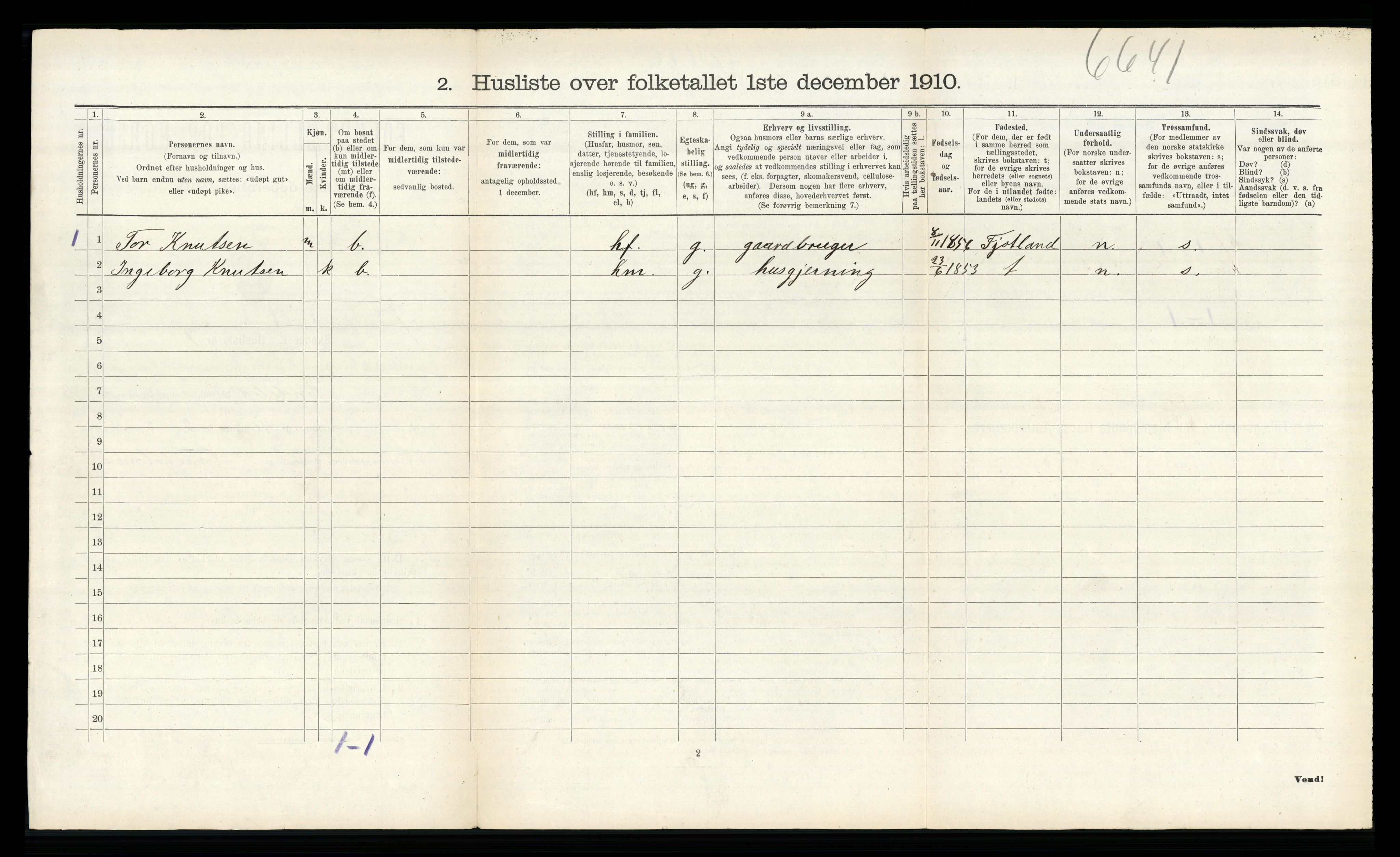 RA, 1910 census for Søndeled, 1910, p. 375