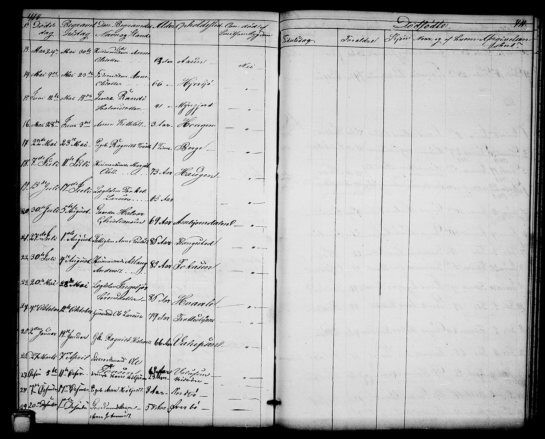 Hjartdal kirkebøker, SAKO/A-270/G/Ga/L0002: Parish register (copy) no. I 2, 1854-1888, p. 410-411