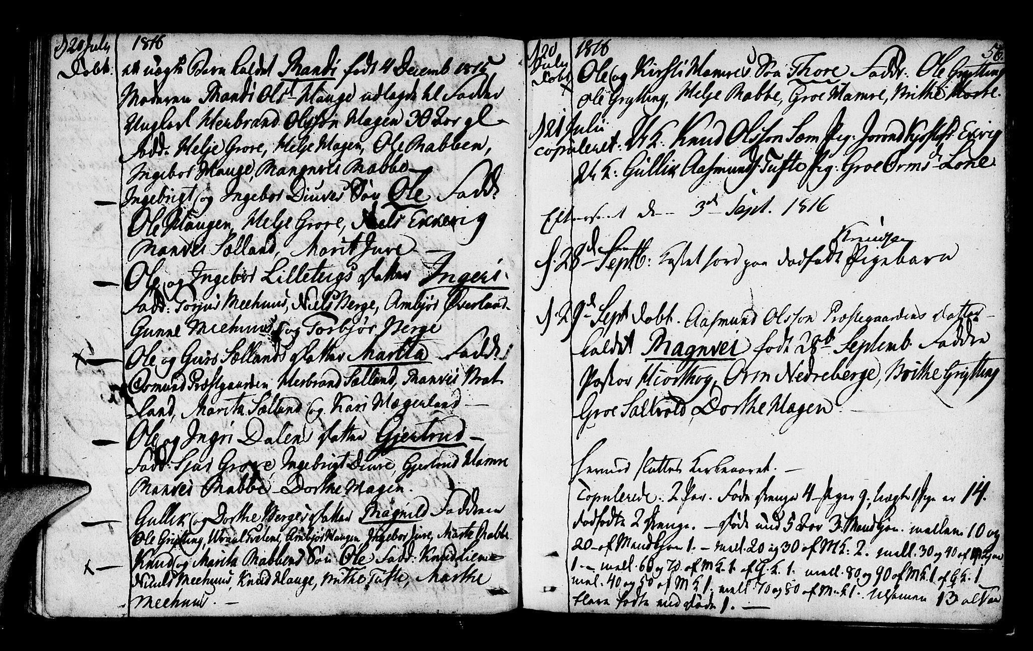Røldal sokneprestembete, SAB/A-100247: Parish register (official) no. A 1, 1780-1816, p. 56