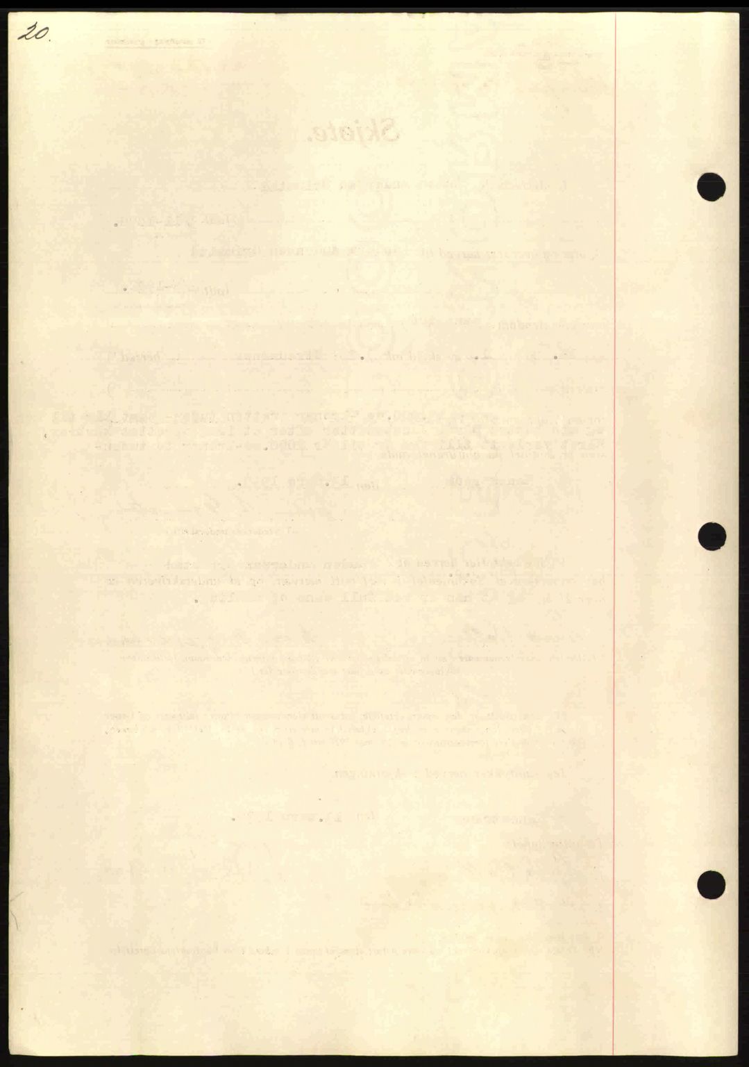 Nordmøre sorenskriveri, SAT/A-4132/1/2/2Ca: Mortgage book no. A86, 1939-1939, Diary no: : 802/1939
