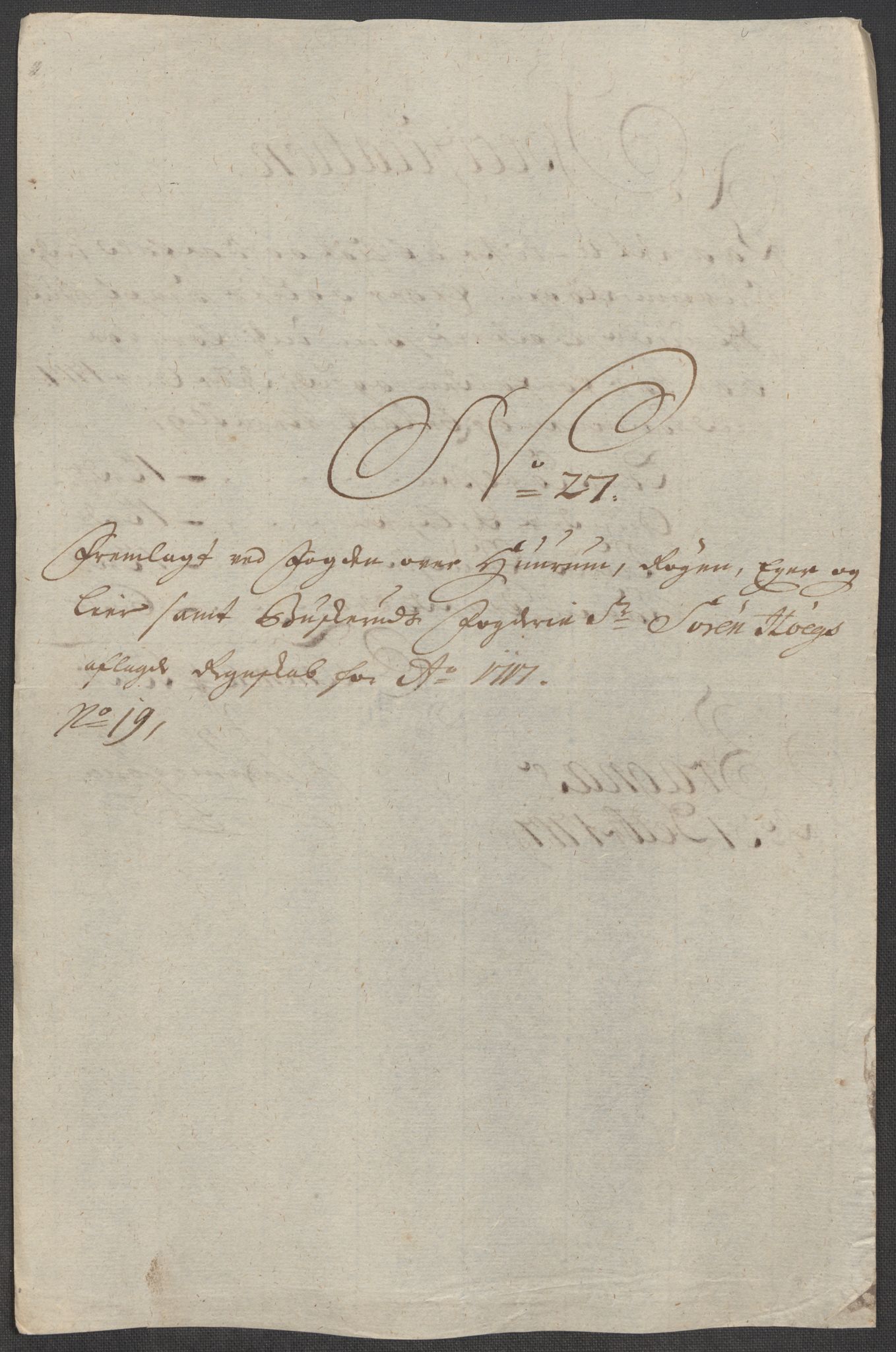 Rentekammeret inntil 1814, Reviderte regnskaper, Fogderegnskap, AV/RA-EA-4092/R31/L1711: Fogderegnskap Hurum, Røyken, Eiker, Lier og Buskerud, 1717, p. 282