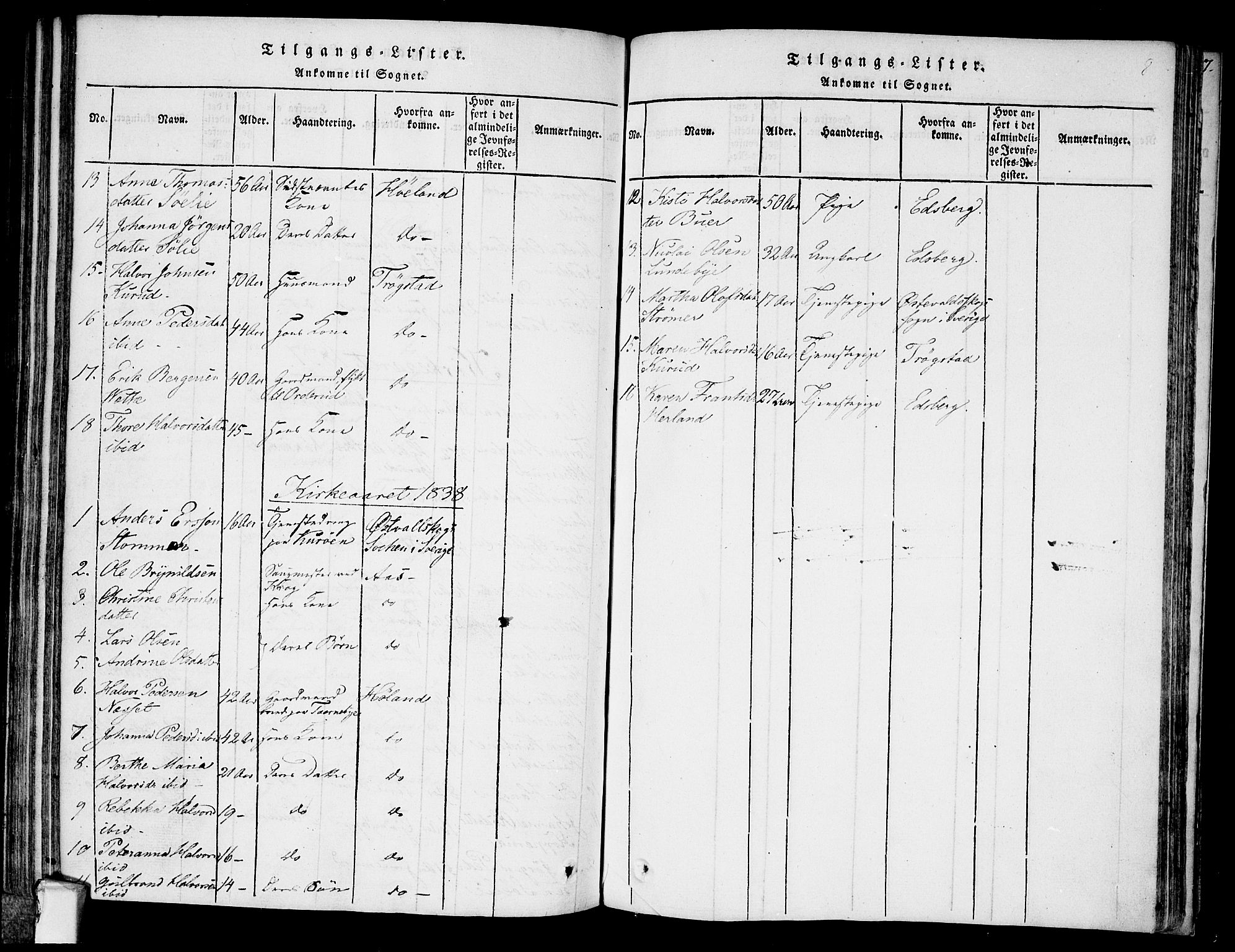 Rødenes prestekontor Kirkebøker, AV/SAO-A-2005/F/Fa/L0004: Parish register (official) no. I 4, 1814-1838, p. 8