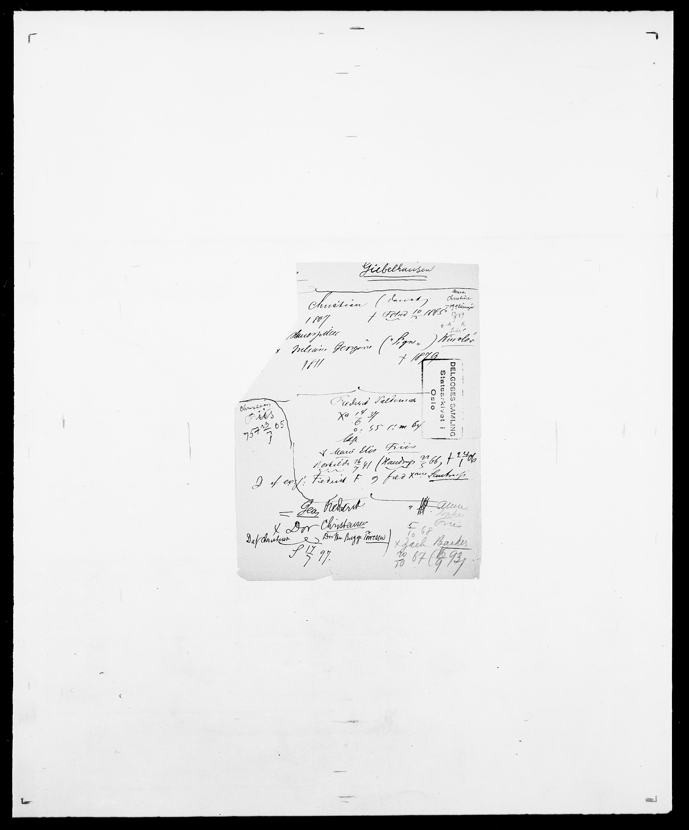 Delgobe, Charles Antoine - samling, SAO/PAO-0038/D/Da/L0014: Giebdhausen - Grip, p. 2