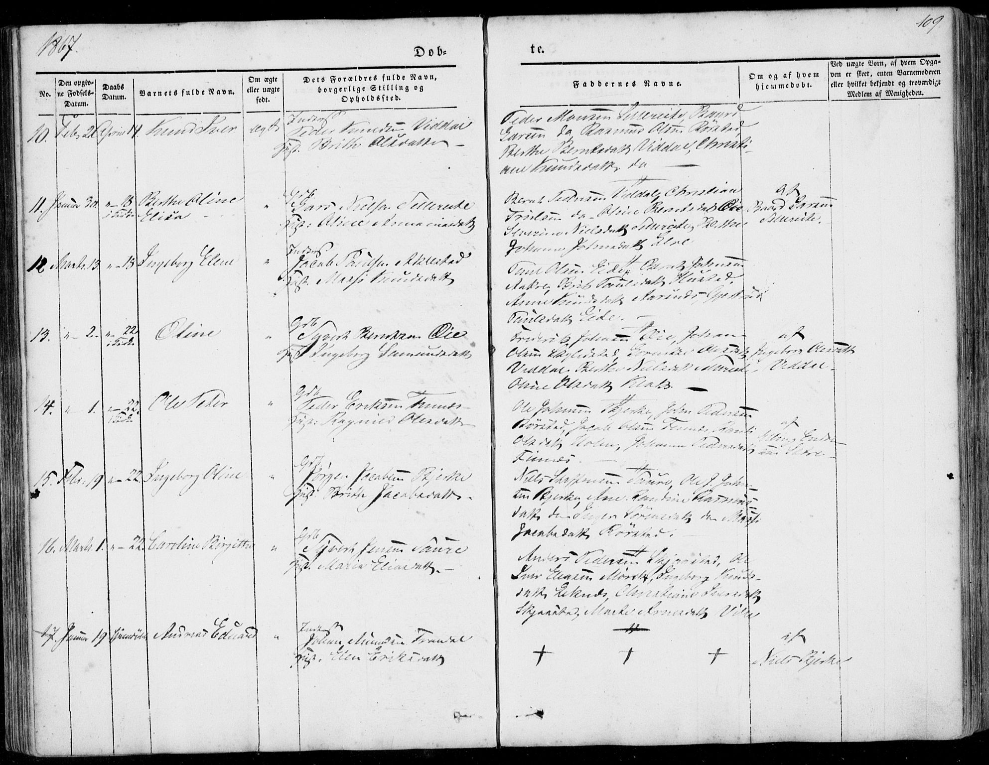 Ministerialprotokoller, klokkerbøker og fødselsregistre - Møre og Romsdal, AV/SAT-A-1454/515/L0209: Parish register (official) no. 515A05, 1847-1868, p. 109