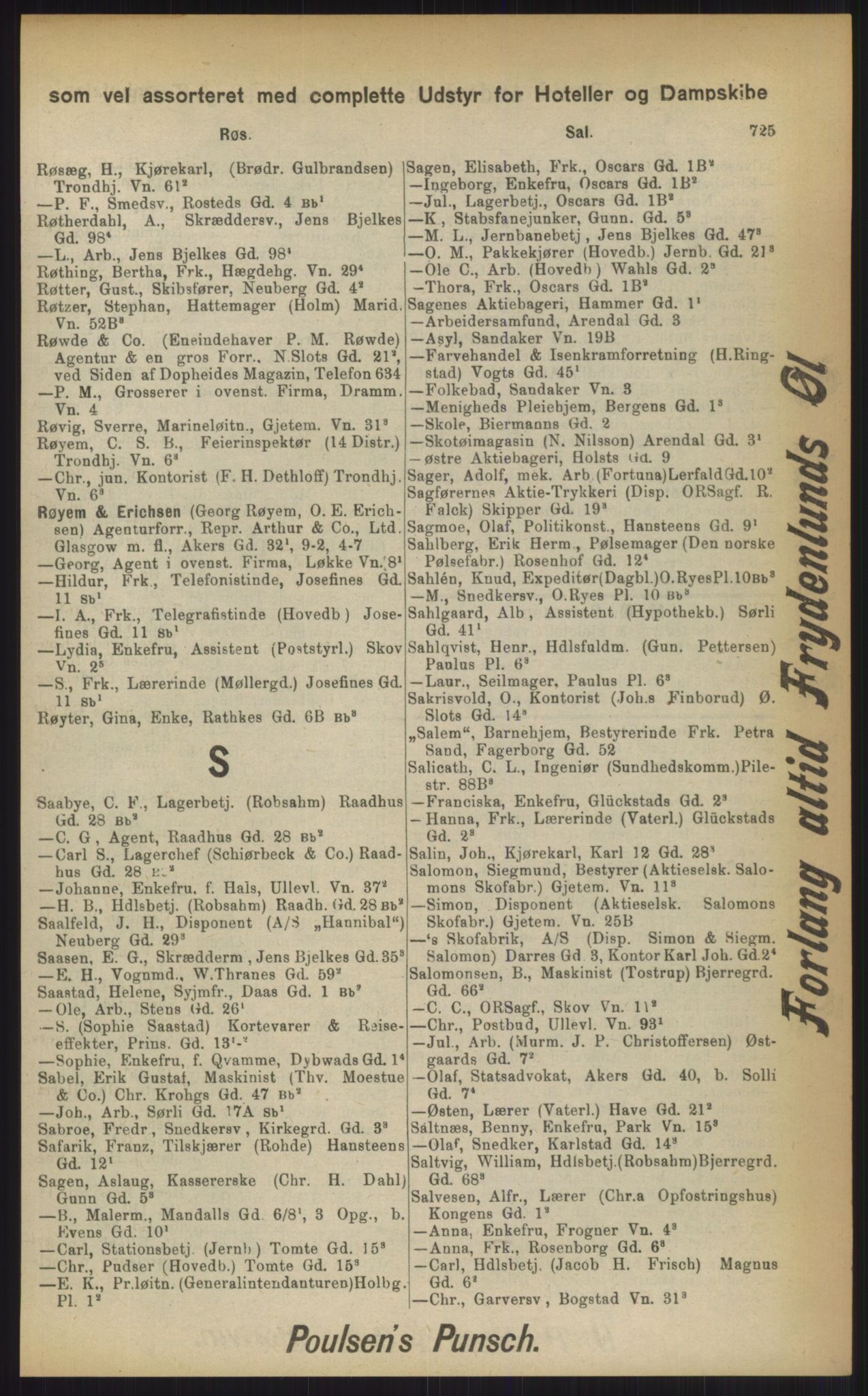 Kristiania/Oslo adressebok, PUBL/-, 1903, p. 725