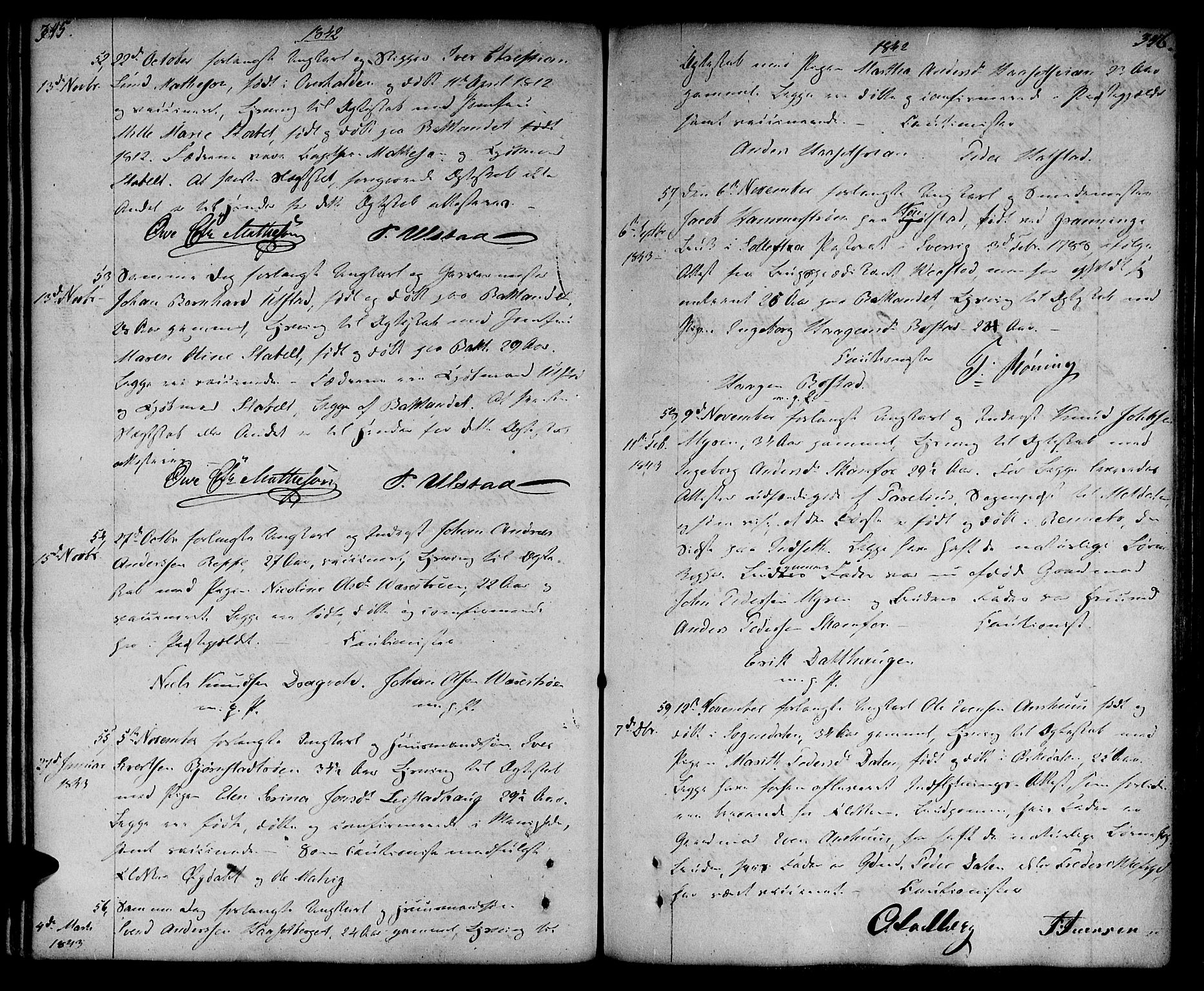 Ministerialprotokoller, klokkerbøker og fødselsregistre - Sør-Trøndelag, SAT/A-1456/604/L0181: Parish register (official) no. 604A02, 1798-1817, p. 345-346
