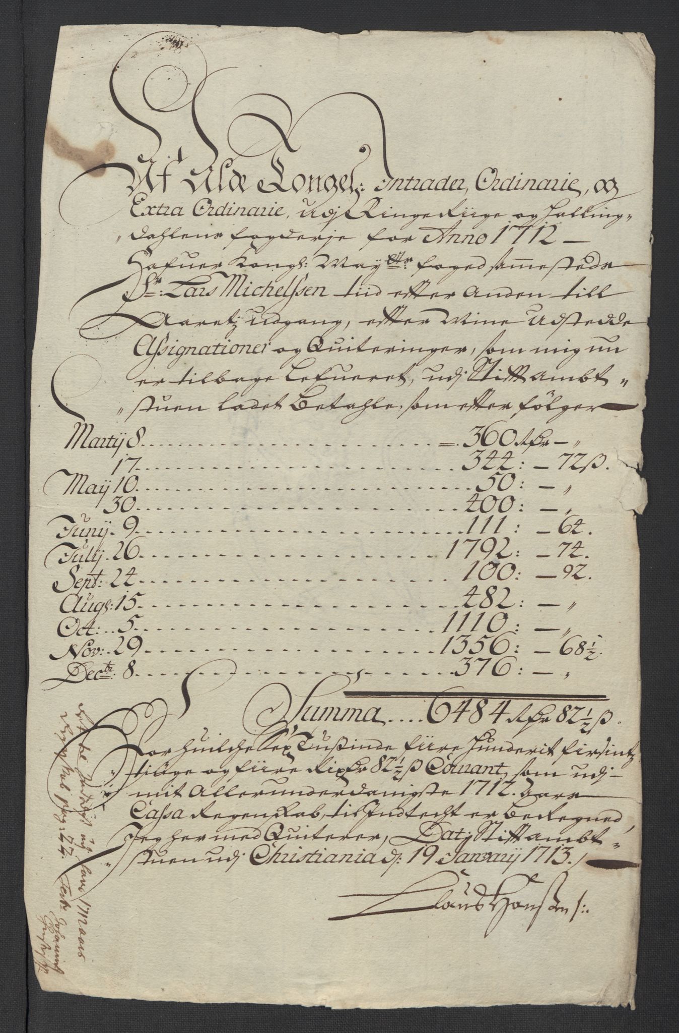 Rentekammeret inntil 1814, Reviderte regnskaper, Fogderegnskap, RA/EA-4092/R23/L1470: Fogderegnskap Ringerike og Hallingdal, 1712, p. 218